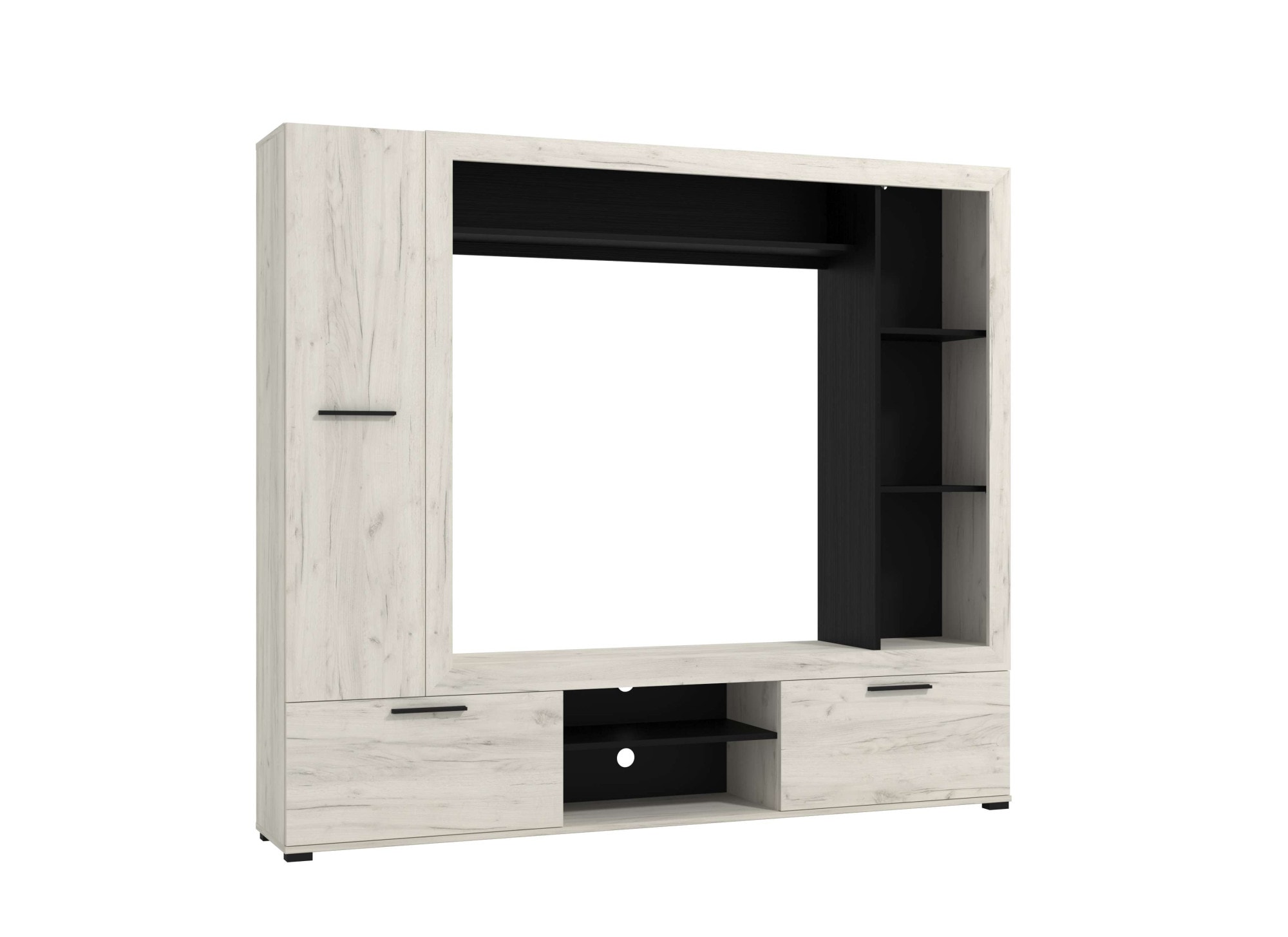Image of Home affaire Wohnwand "Lorca Medienwand, Wohnzimmerwand, TV-Wand" 4 Stk. tlg.