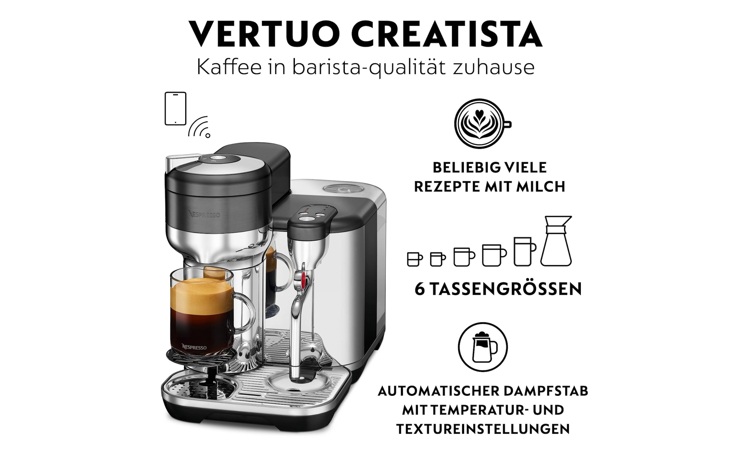 Sage Kapselmaschine »Kaffeemaschine Nespresso Vertu«