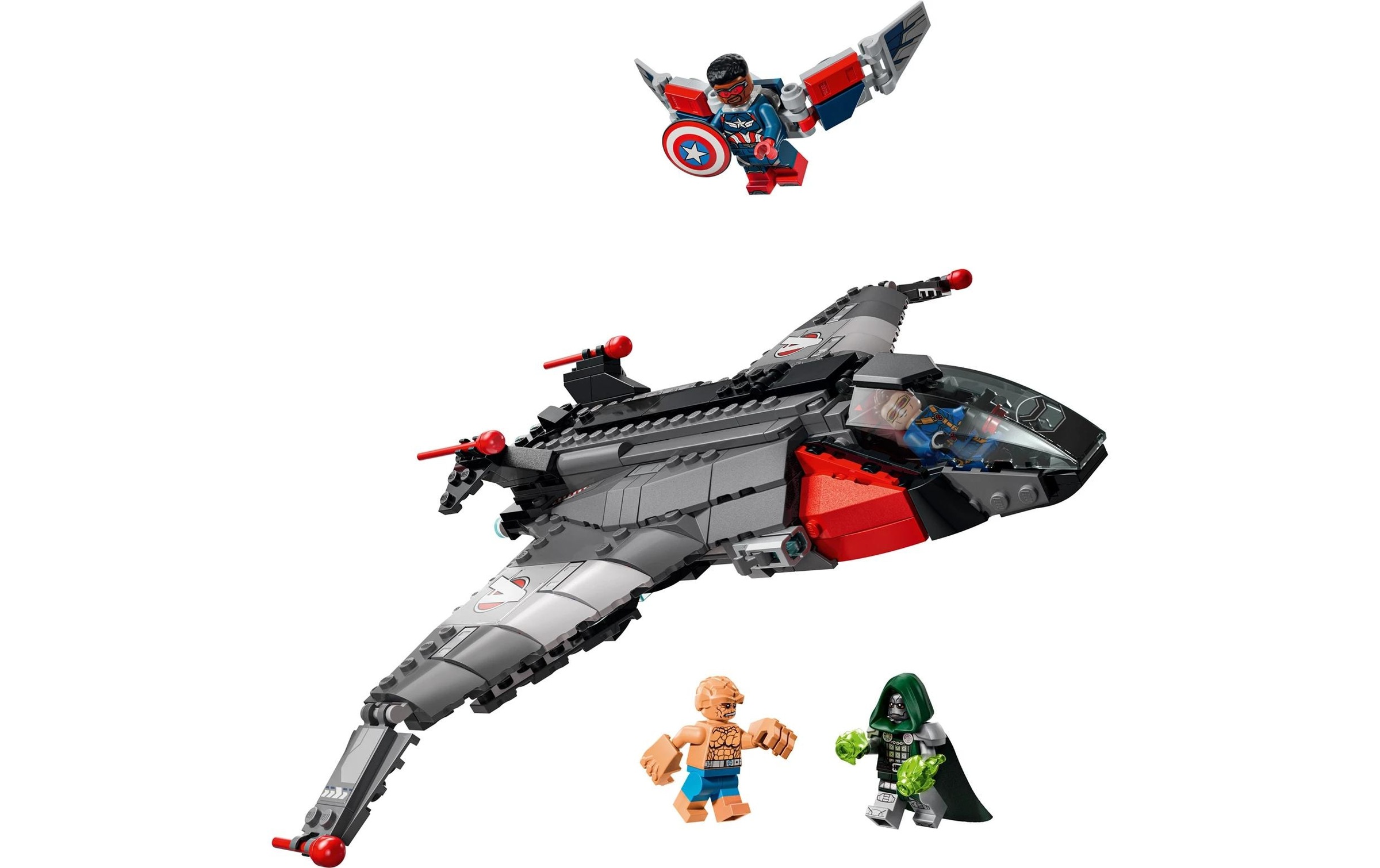 LEGO® Konstruktionsspielsteine »Avengers: Doomsday Quinjet Marvel Super Heroes Bausatz«