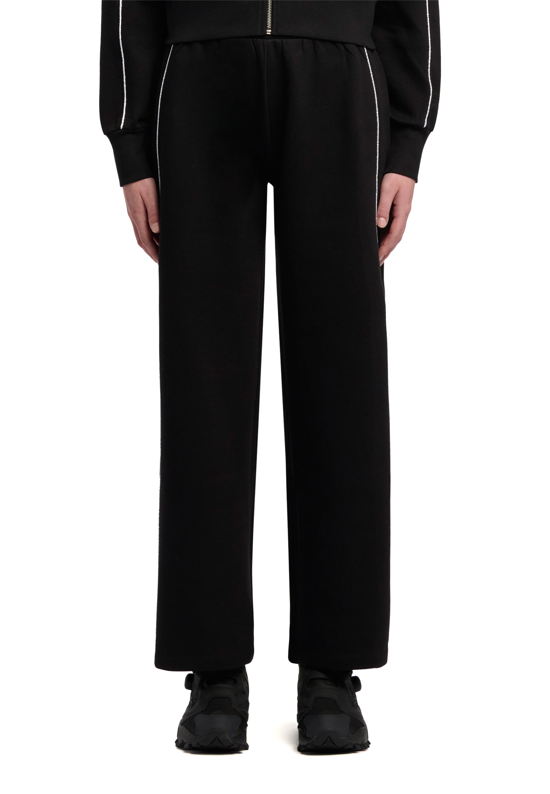 Image of Reebok Palazzohose "BAILEY WIDE LEG PANT" mit weitem Bein, aus Baumwolle und Polyester, in den Grössen XS bis XXL