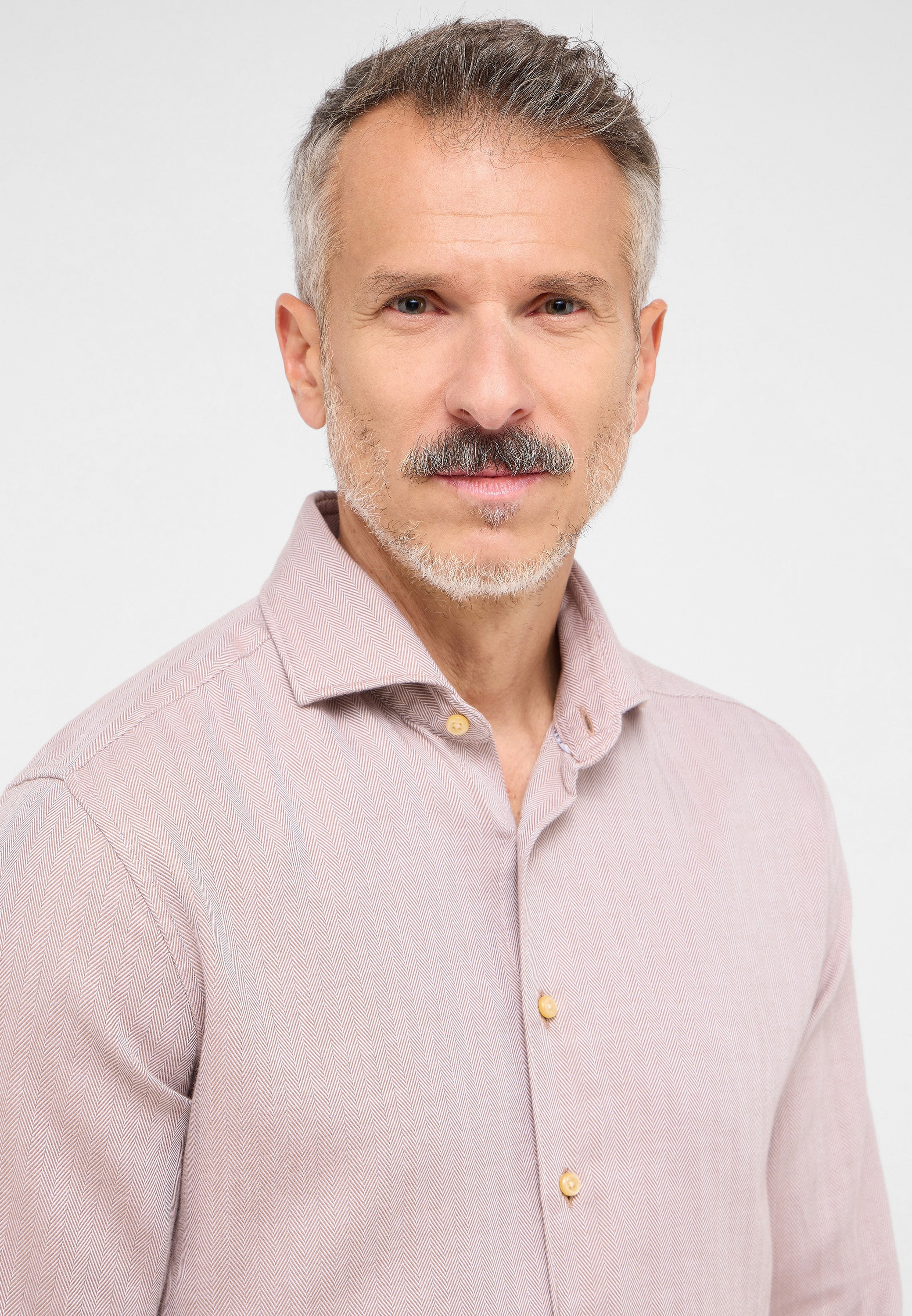 Eterna Langarmhemd »SLIM FIT« EASY IRON (bügelleicht)