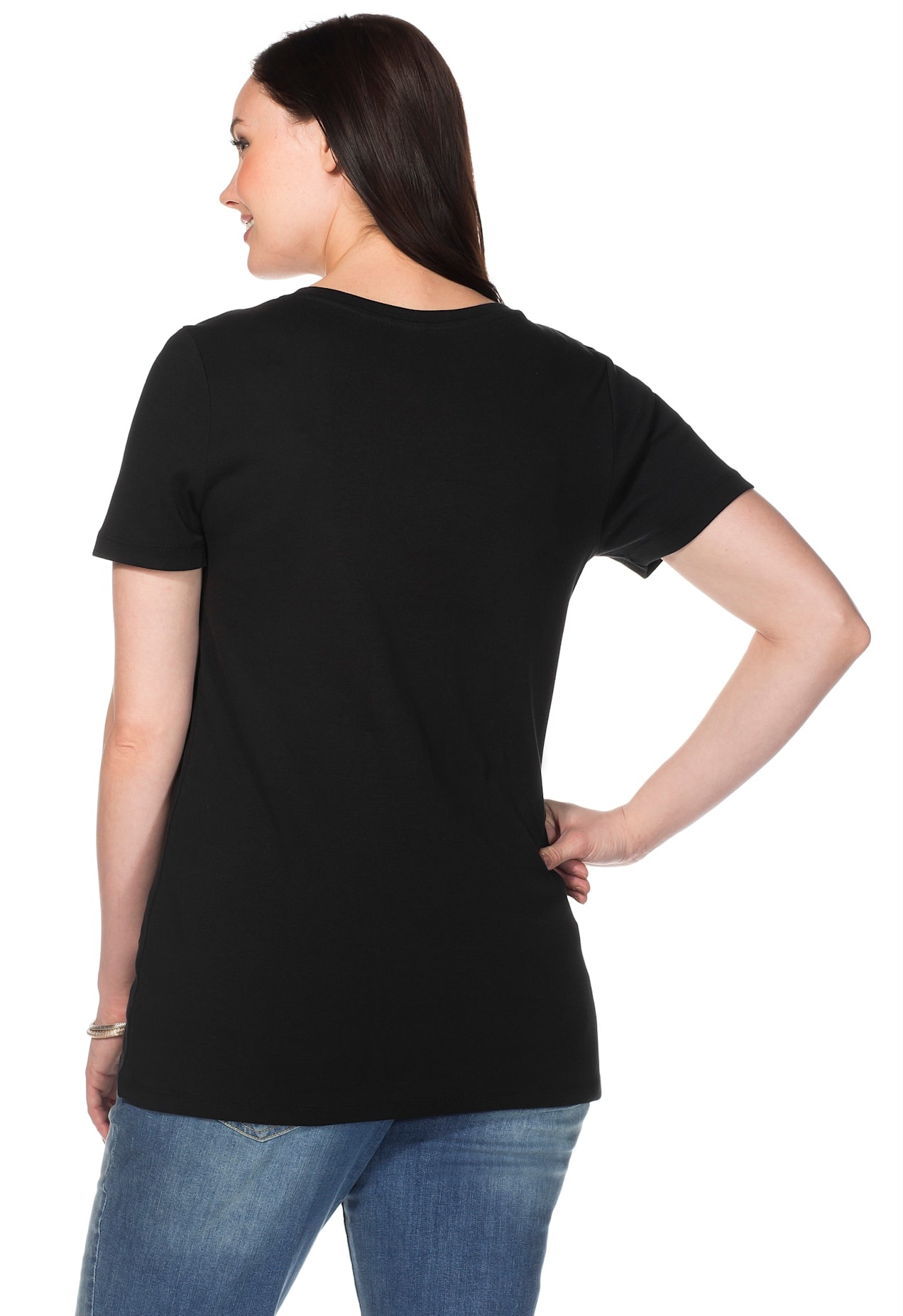 Sheego T-Shirt »T-Shirt«, (1 tlg.)