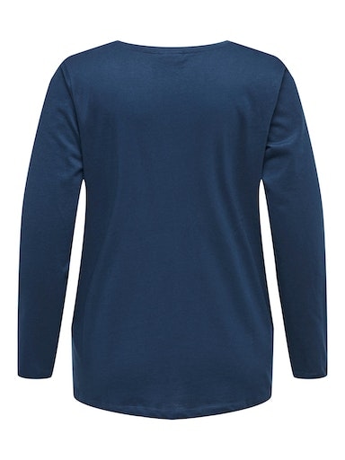 CARMAKOMA V-Shirt A-SHAPE JRS« L/S »CARBONNIE TOP kaufen ONLY ♕ versandkostenfrei LIFE