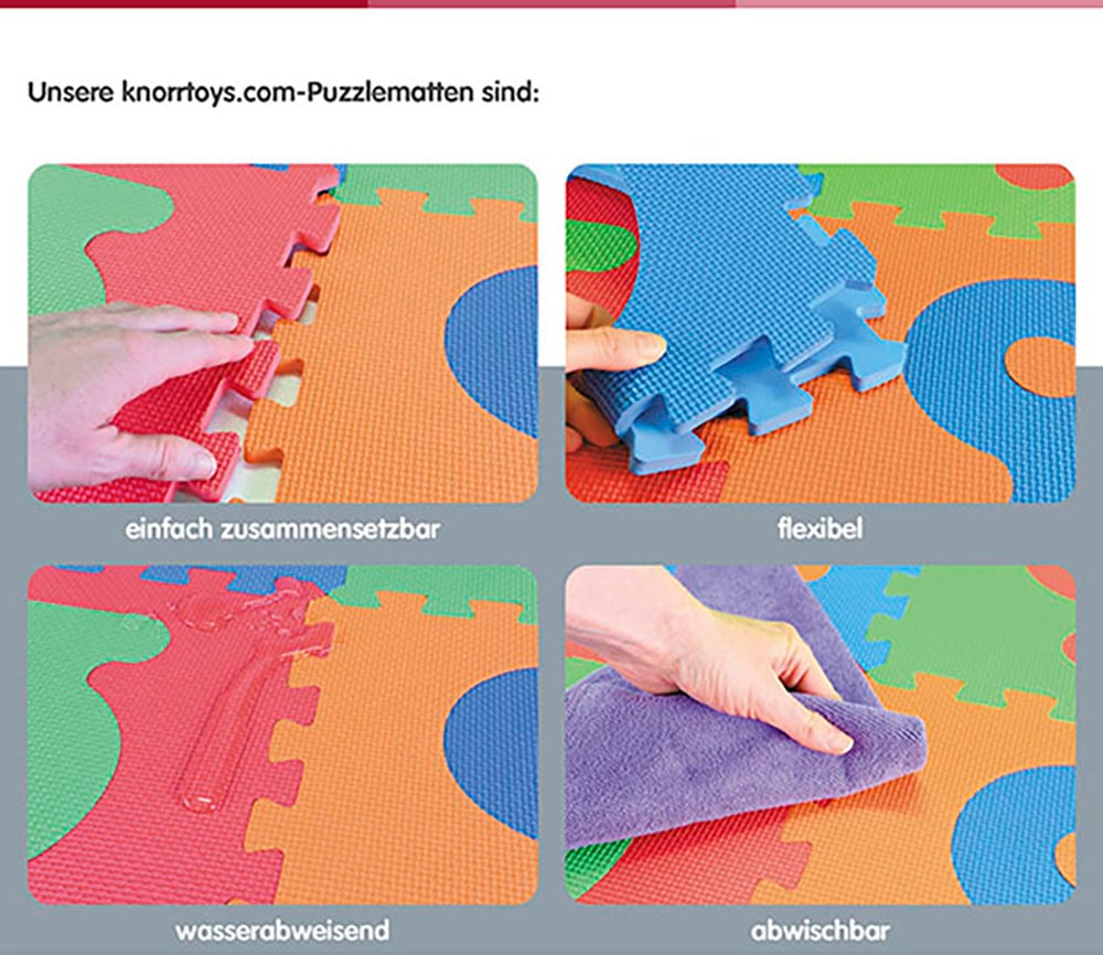 Knorrtoys® Puzzle »Strasse«, Puzzlematte, Bodenpuzzle