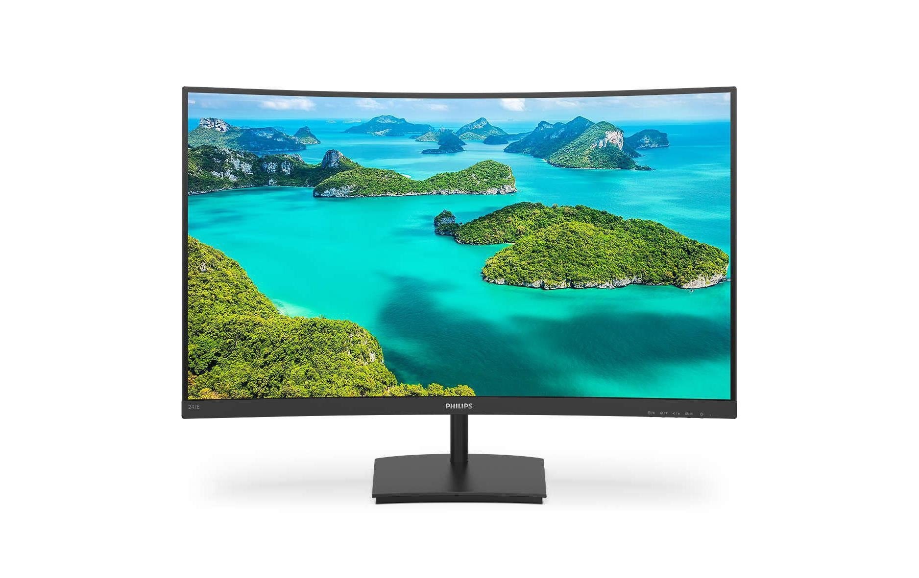 Image of Philips Curved-LED-Monitor "241E1SCA/00" 59,7 cm/23,6 ″ 1920 x 1080 px Full HD 75 Hz