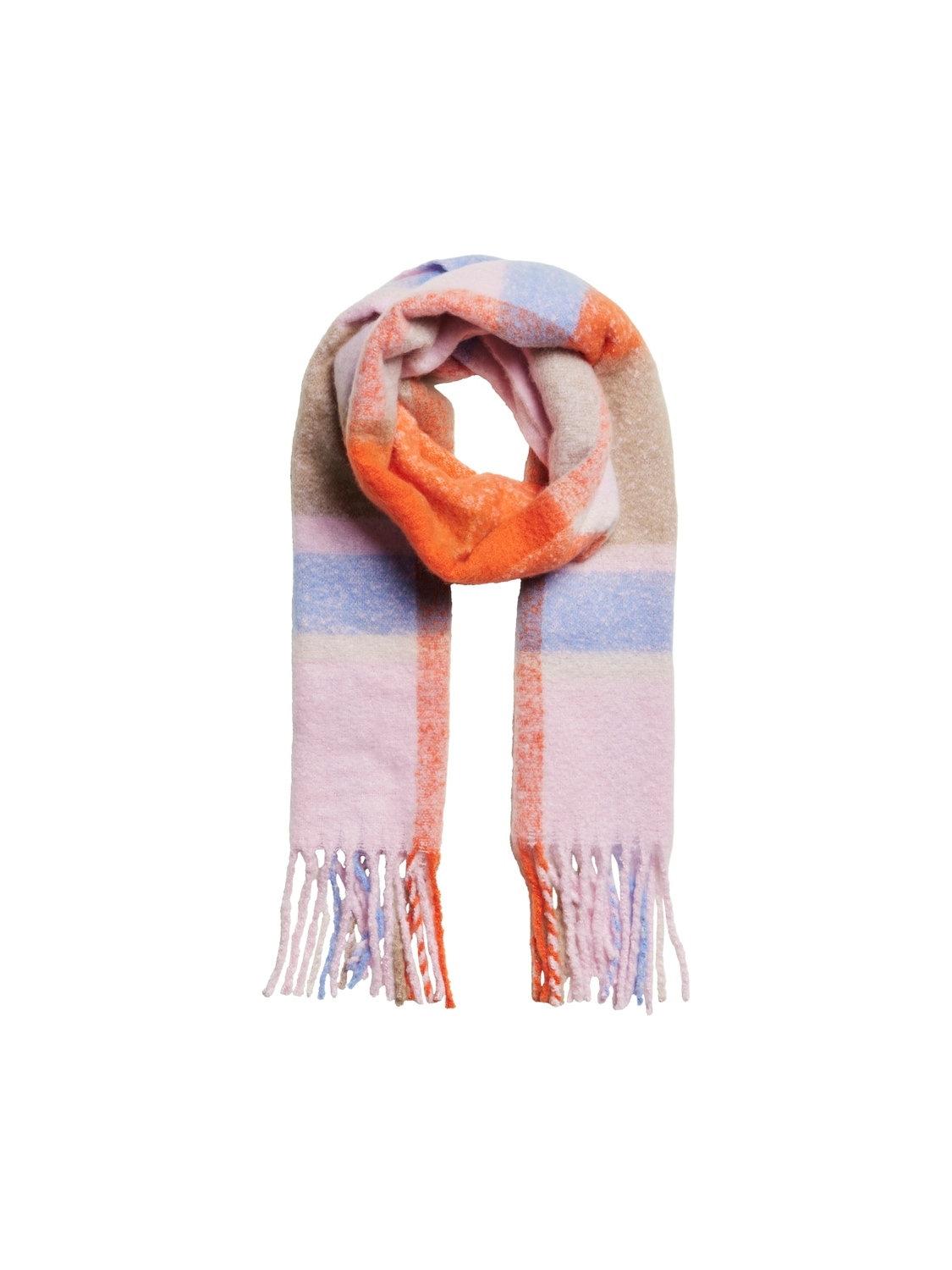 Schal »PCBEA LONG SCARF NOOS BC«, mit Fransen