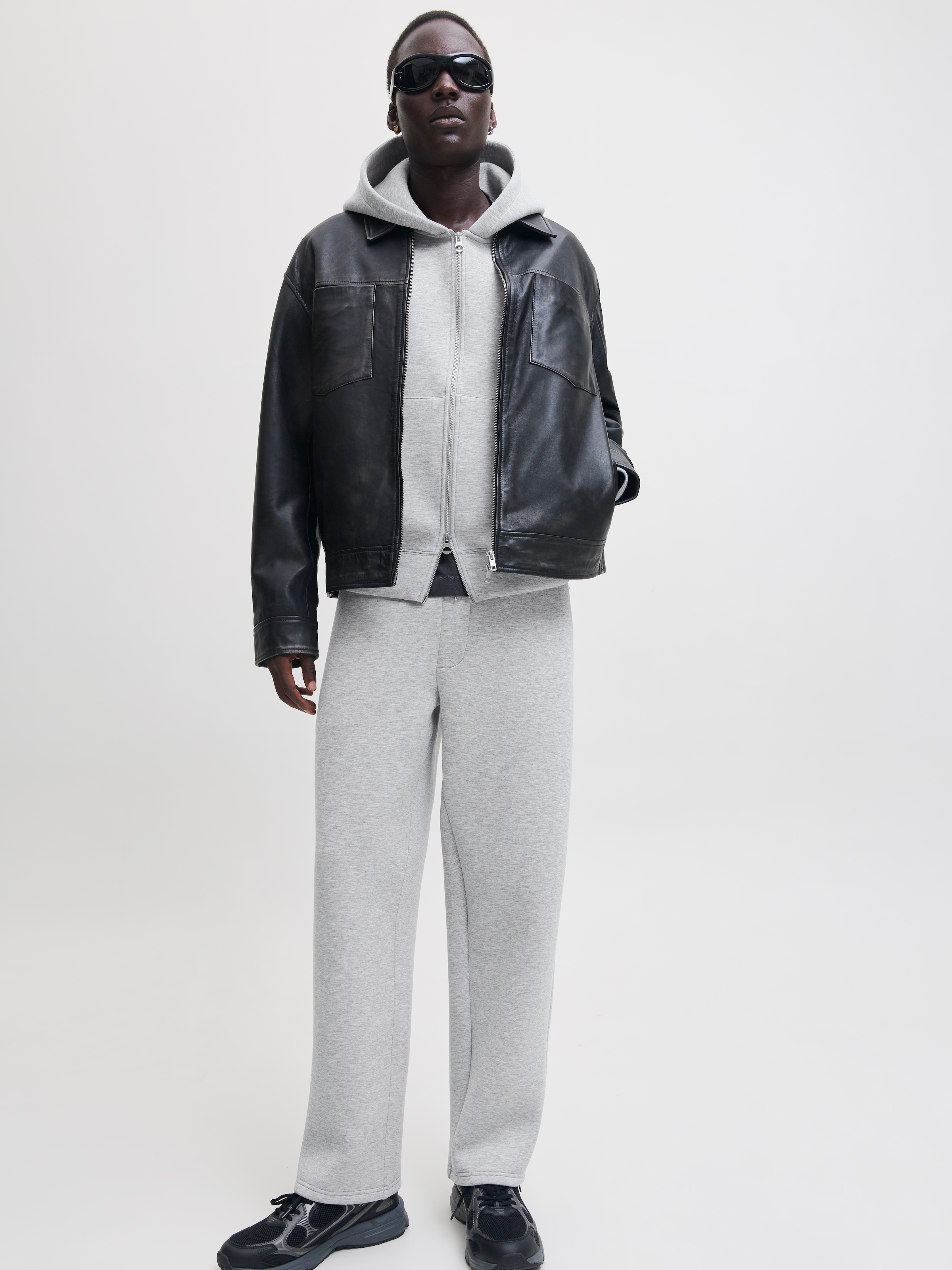 Jack & Jones Pantalon sweat »JPSTBILL LEGACY SCUBA UNC SWT PANTS NOOS«  mélange de matières, coupe ample