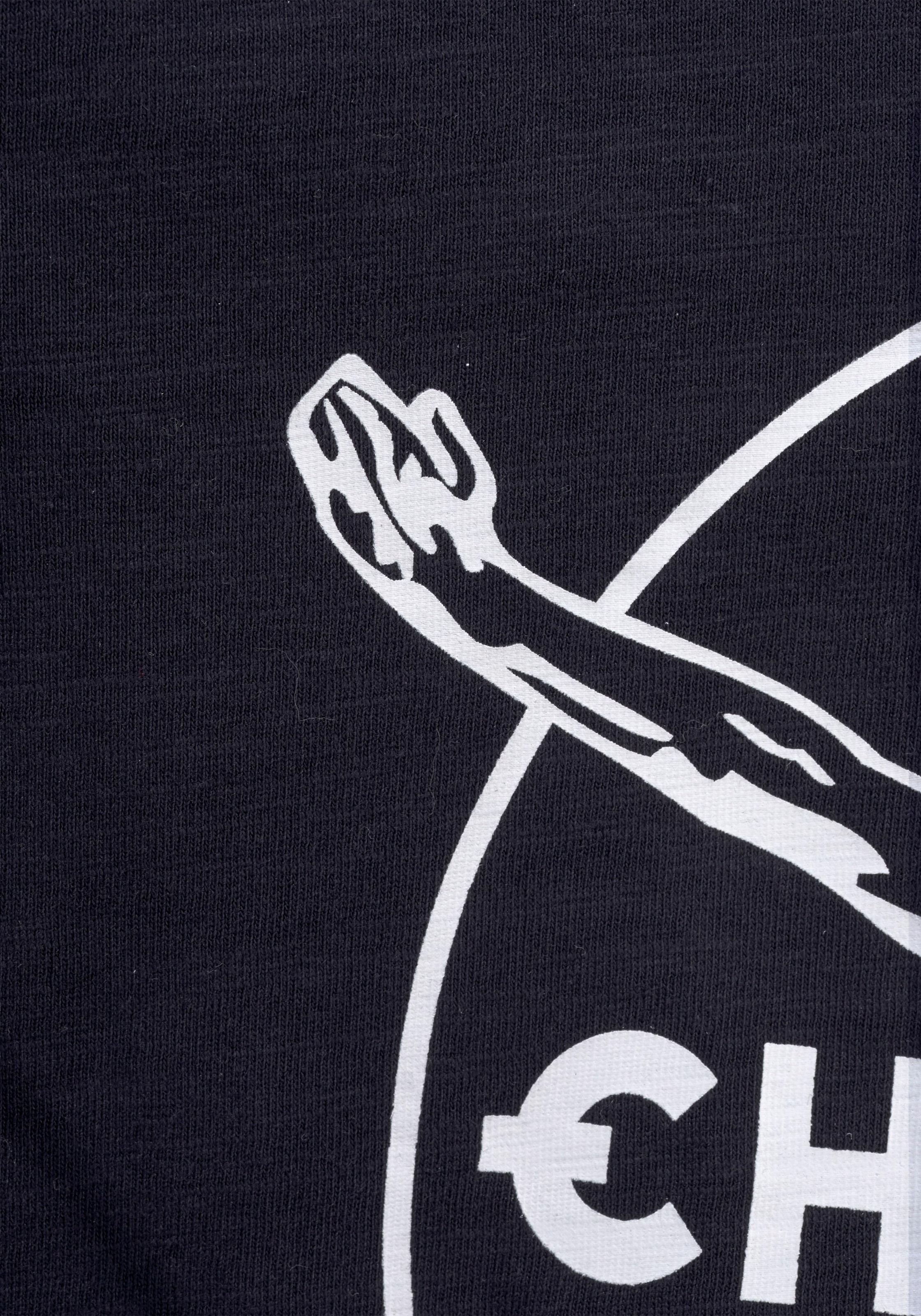 T-Shirt shoppen versandkostenfrei »BASIC«, vorn Modische mit Chiemsee Logodruck