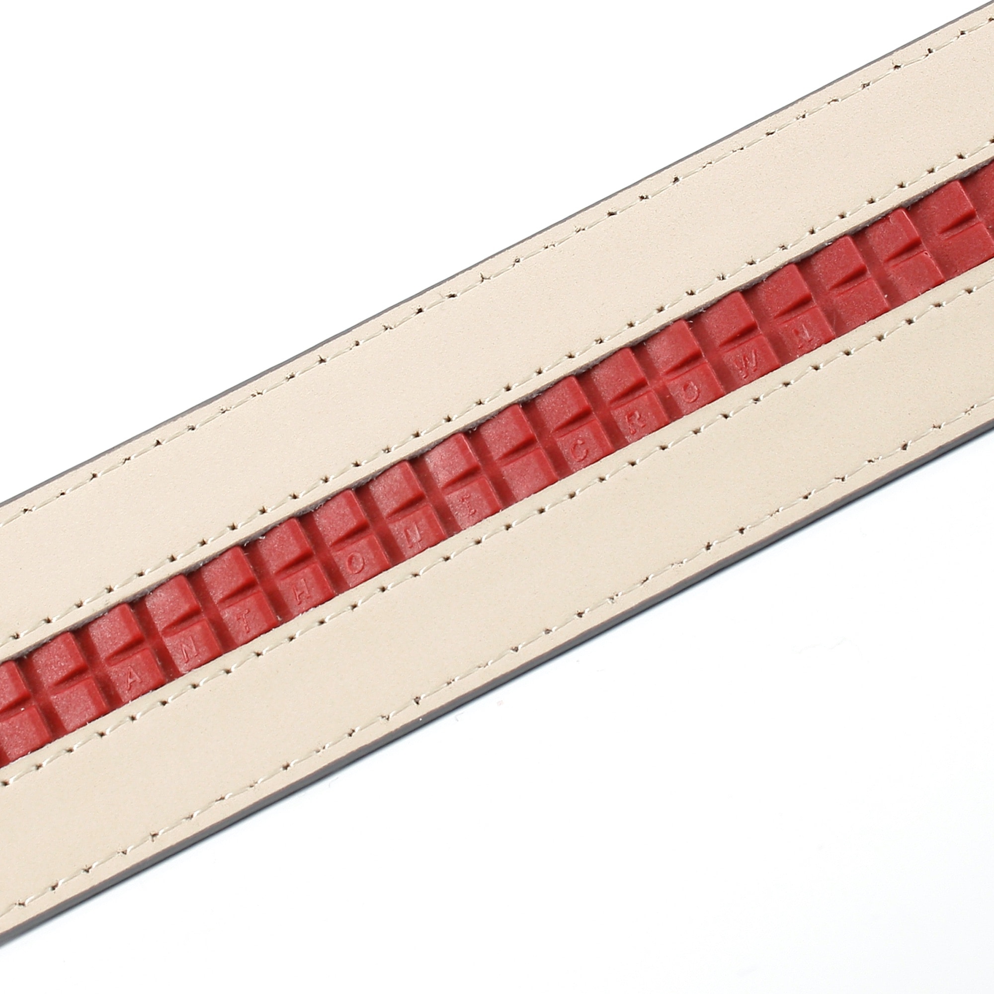 Anthoni Crown Ledergürtel, in elegantem Design mit auffallender Schliesse, leicht bombiert