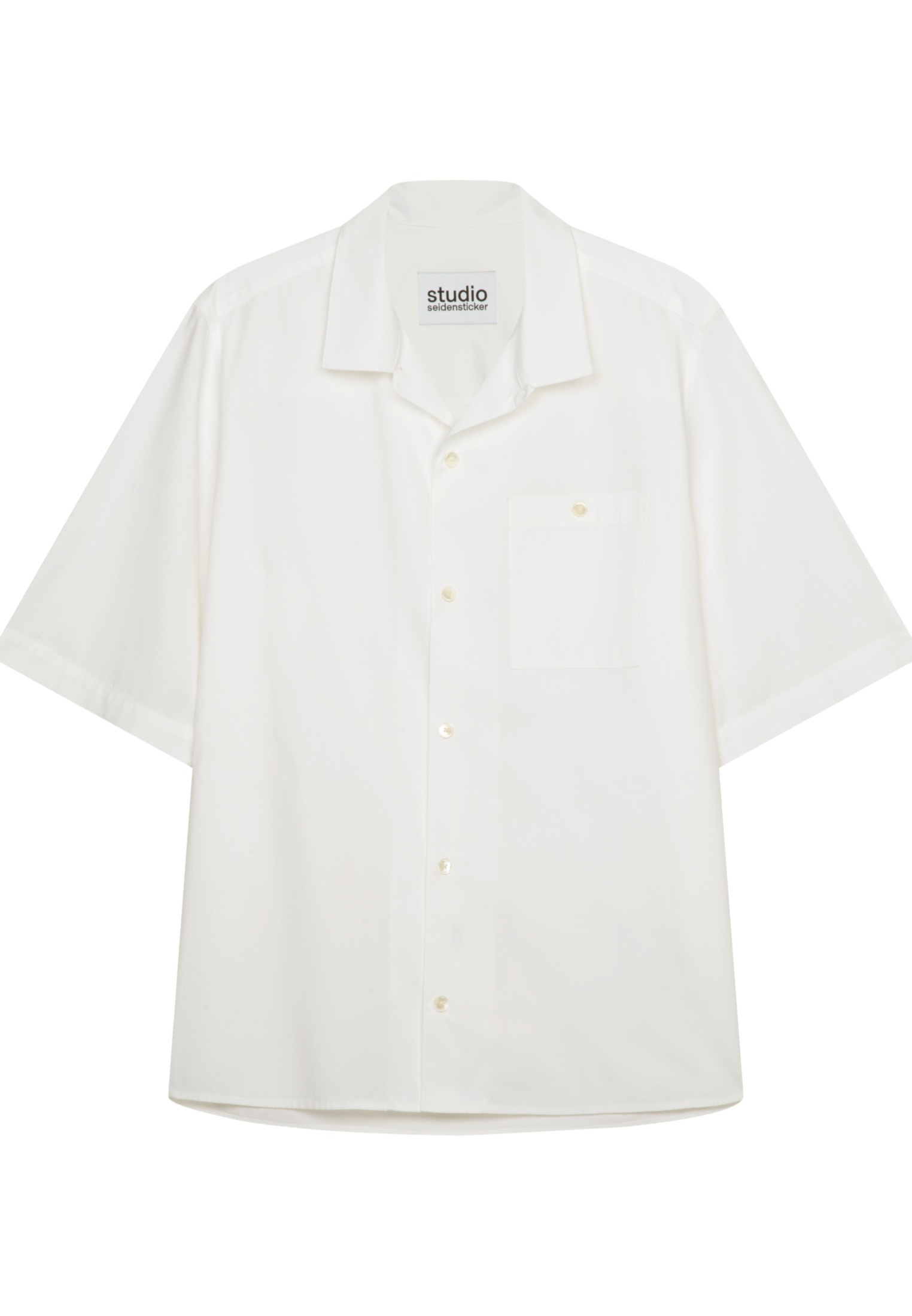 studio seidensticker Kurzarmhemd »Studio« Regular Kurzarm Reverskragen Uni
