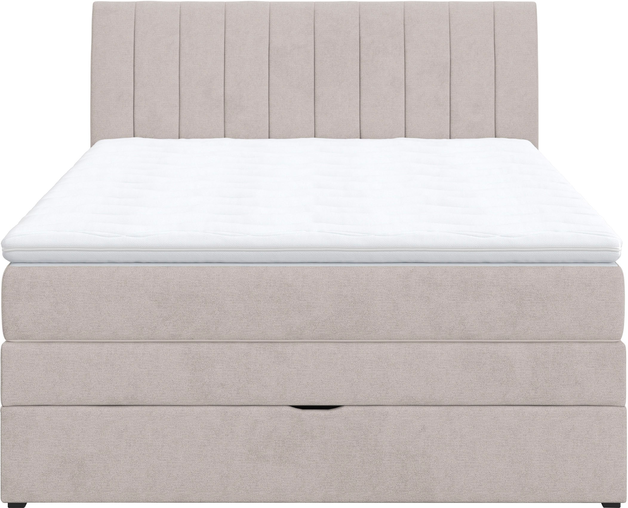 COTTA Lit boxspring »Shark inkl. Bettkasten und Topper« disponible en largeurs 140x200cm, 160x200cm et 180x200cm