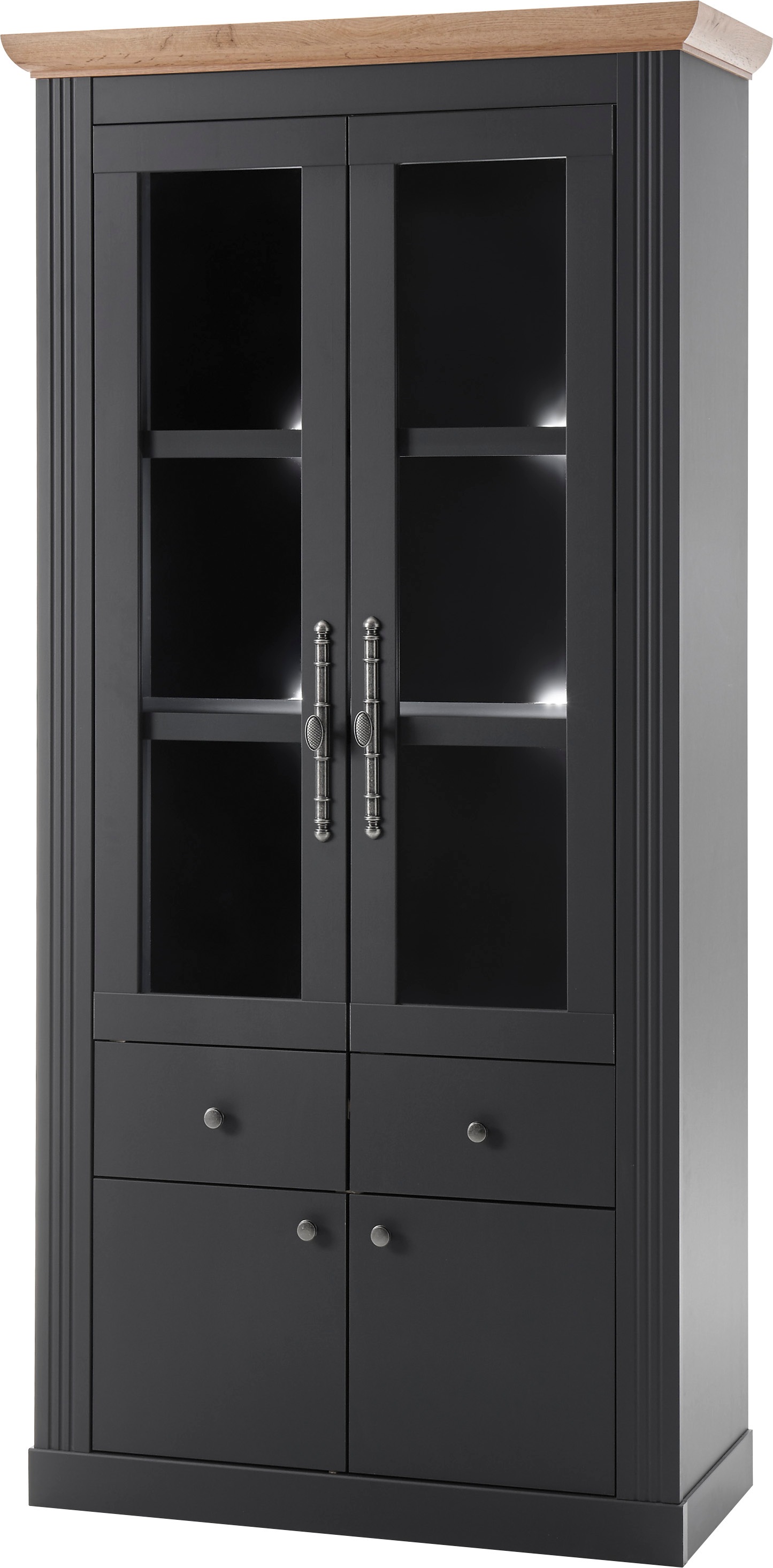 Image of GOODproduct Vitrine "Westminster S" Höhe ca. 202cm, im romantischen Landhausstil
