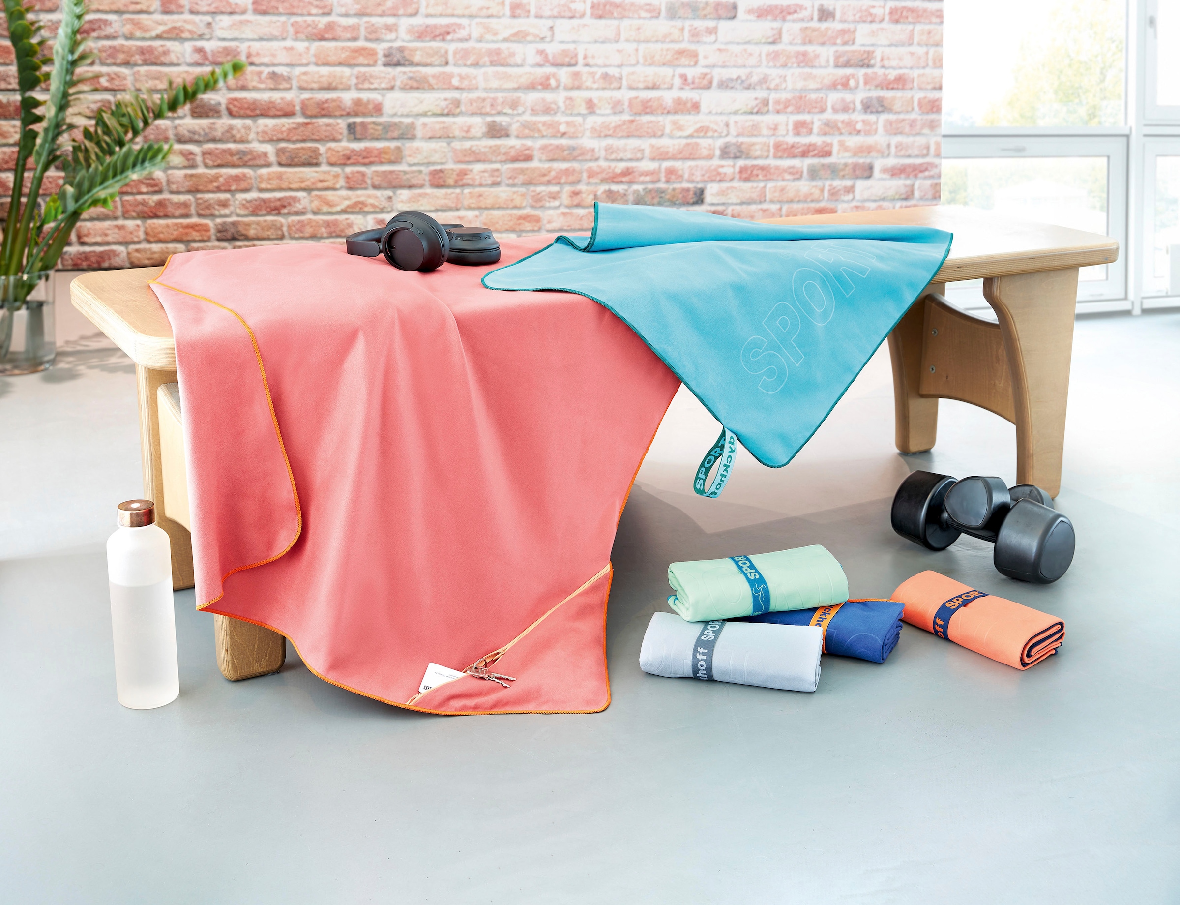 Dyckhoff Sporthandtuch »Mikrofaser Sporttuch« auch als 2er Set erhätlich