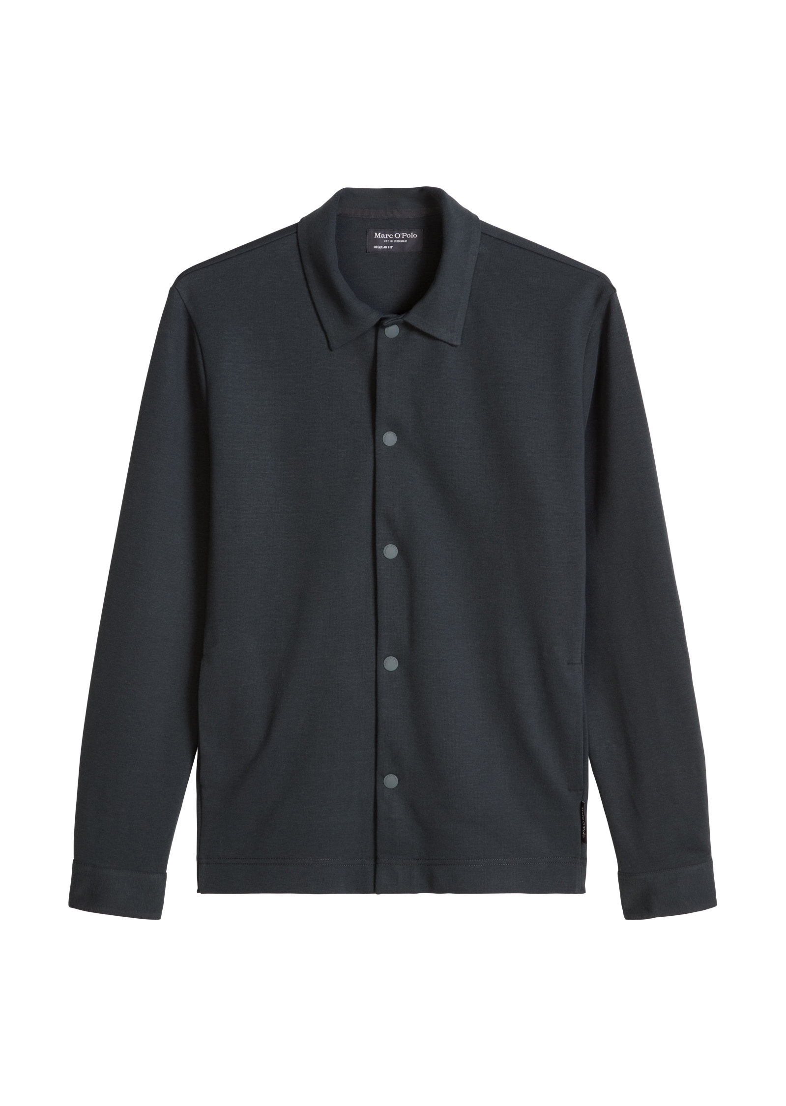 Marc O'Polo Sweatjacke mit Kentkragen, Regular Fit