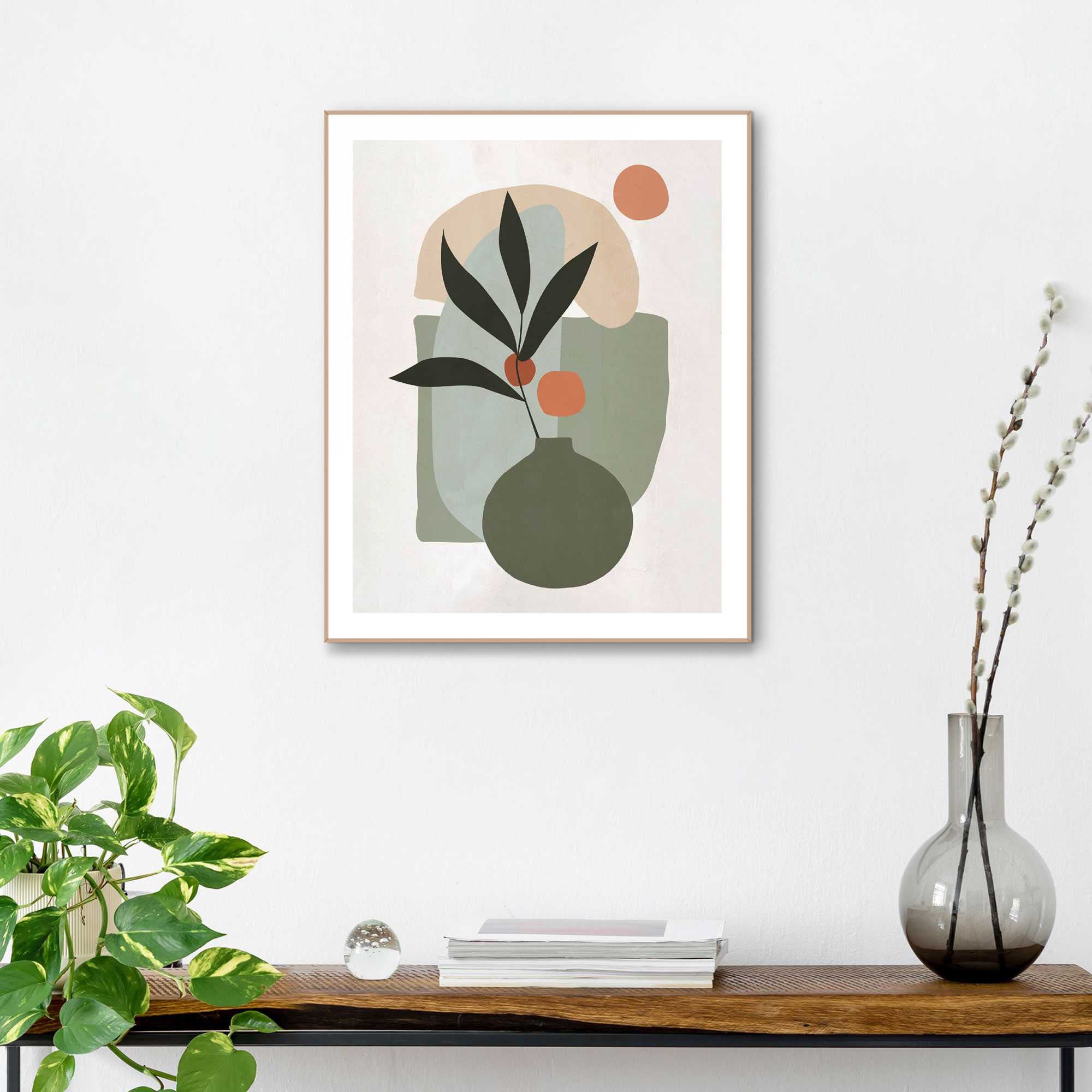 Image of Reinders Kunstdruck "Vase mit Blumen"