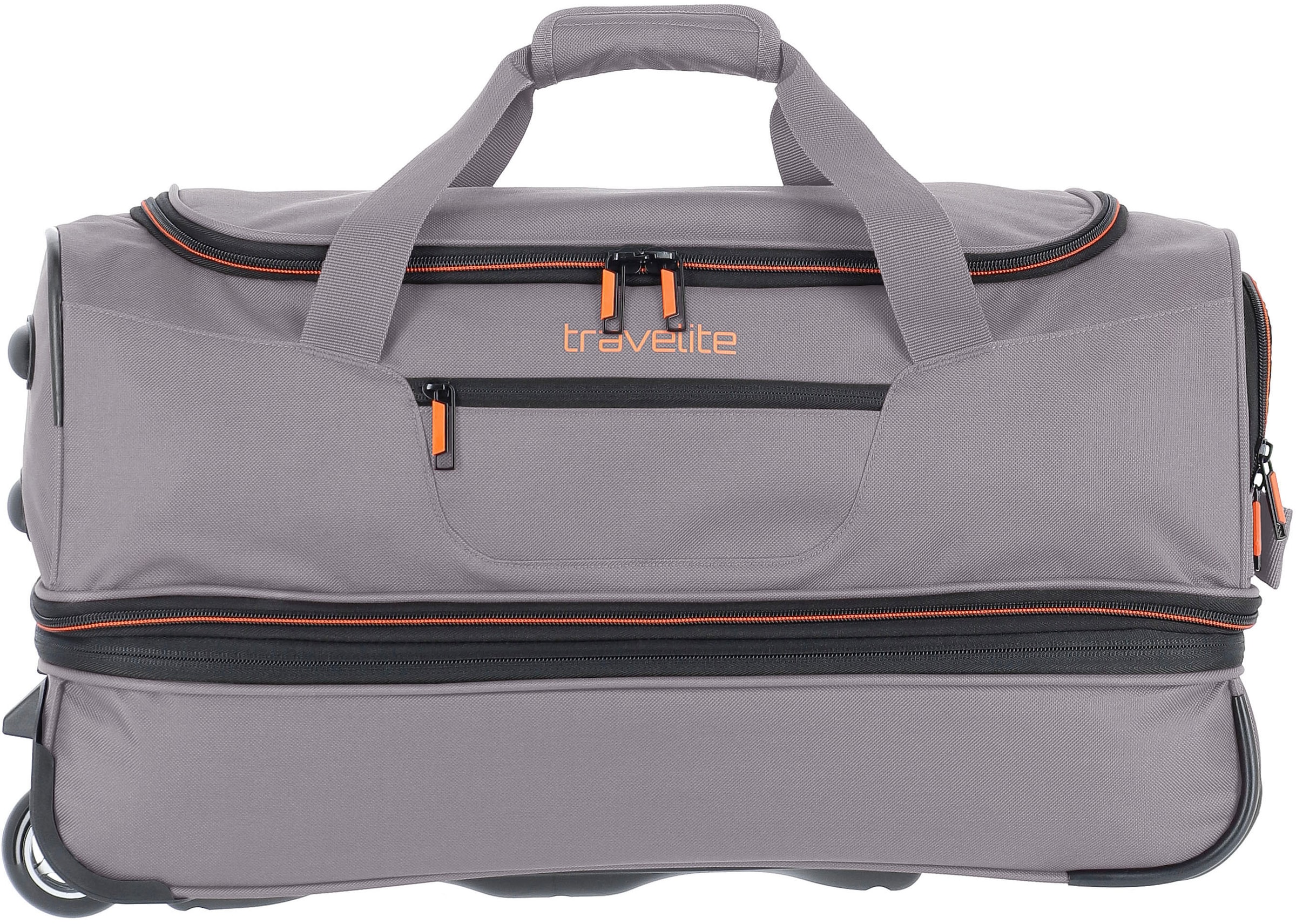 travelite Reisetasche »BASICS, verschiedene Grössen und Farben« Duffle Bag Reisegepäck Sporttasche Reisebag mit Trolleyfunktion
