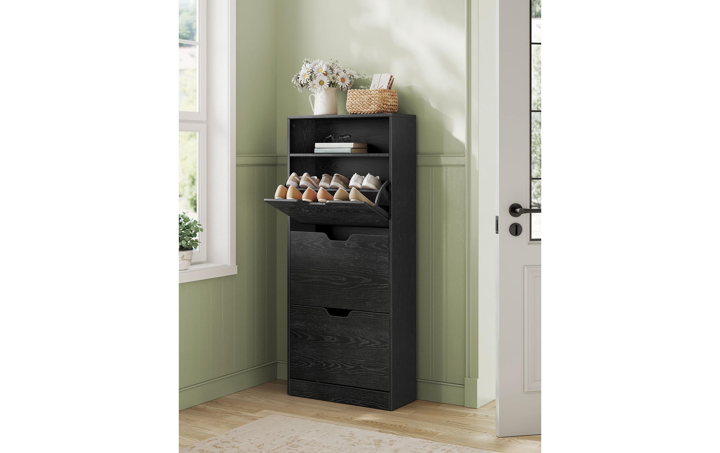 VASAGLE Schuhschrank »60 x 24 x 139 cm«
