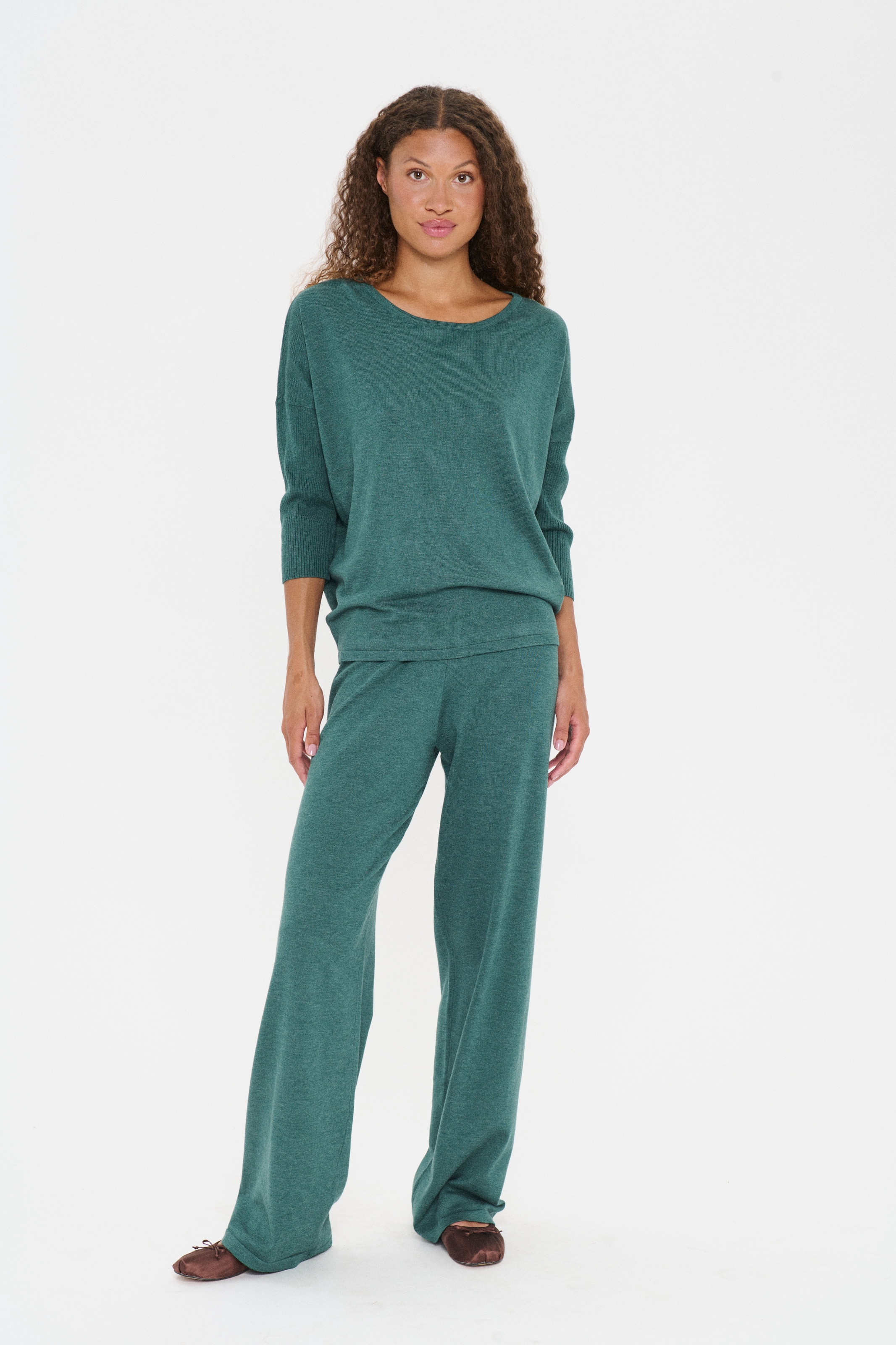 Saint Tropez Rundhalspullover »A2561, MilaSZ R-Neck«