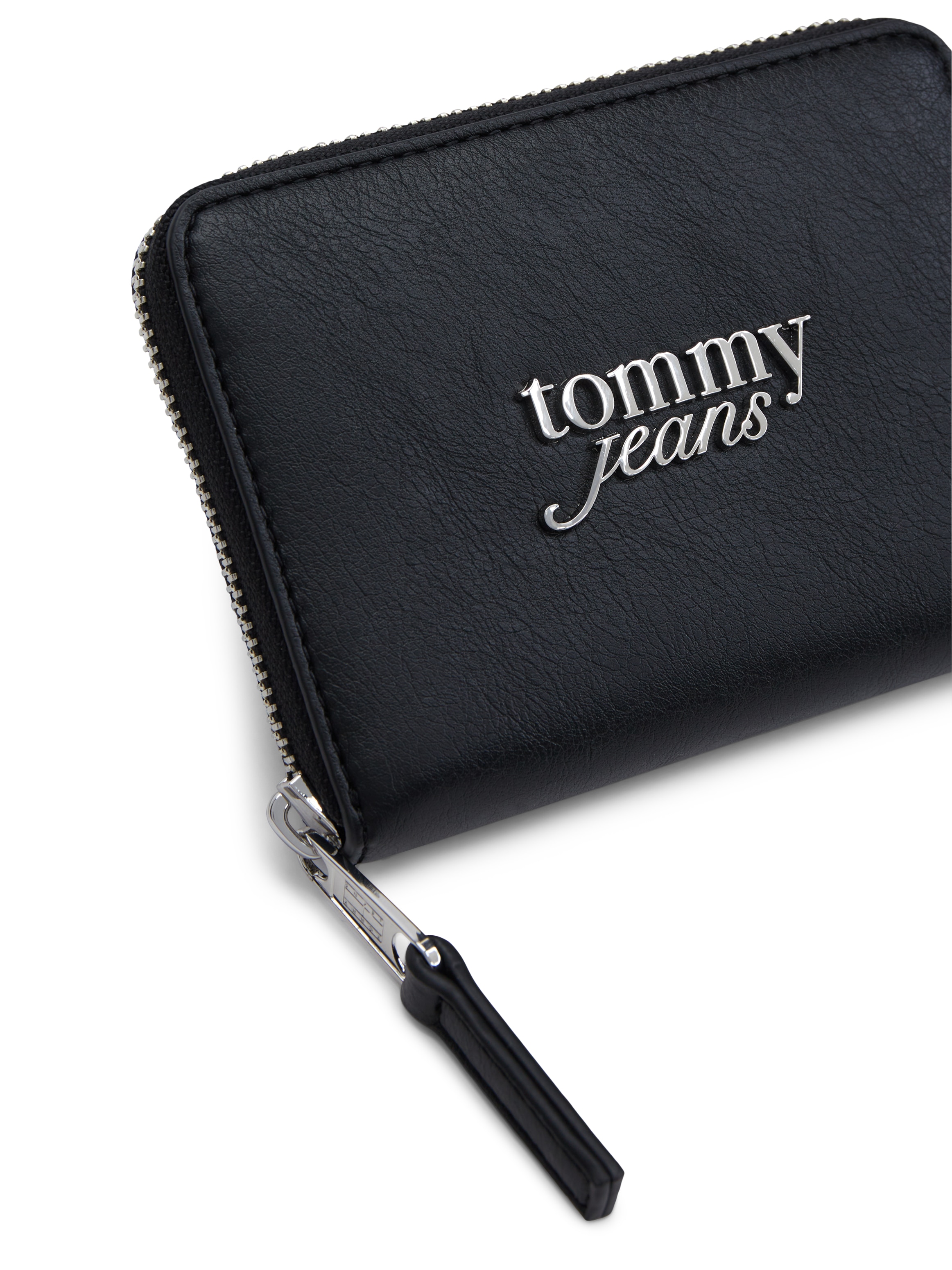 Tommy Jeans Geldbörse »TJW BOLD MED ZA« Damen Geldbeutel, Portemonnaie mit Logo-Schmuckelement