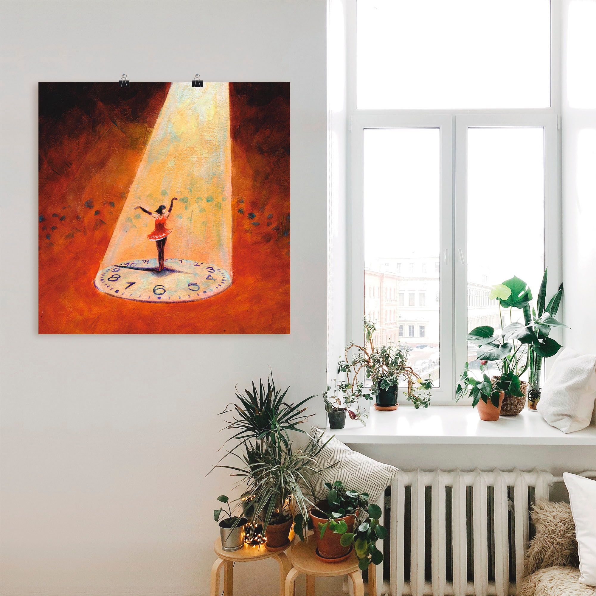 Artland Wandbild »Im Jetzt sein« Frau 1 Stk. tlg. als Leinwandbild, Poster in verschied. Grössen