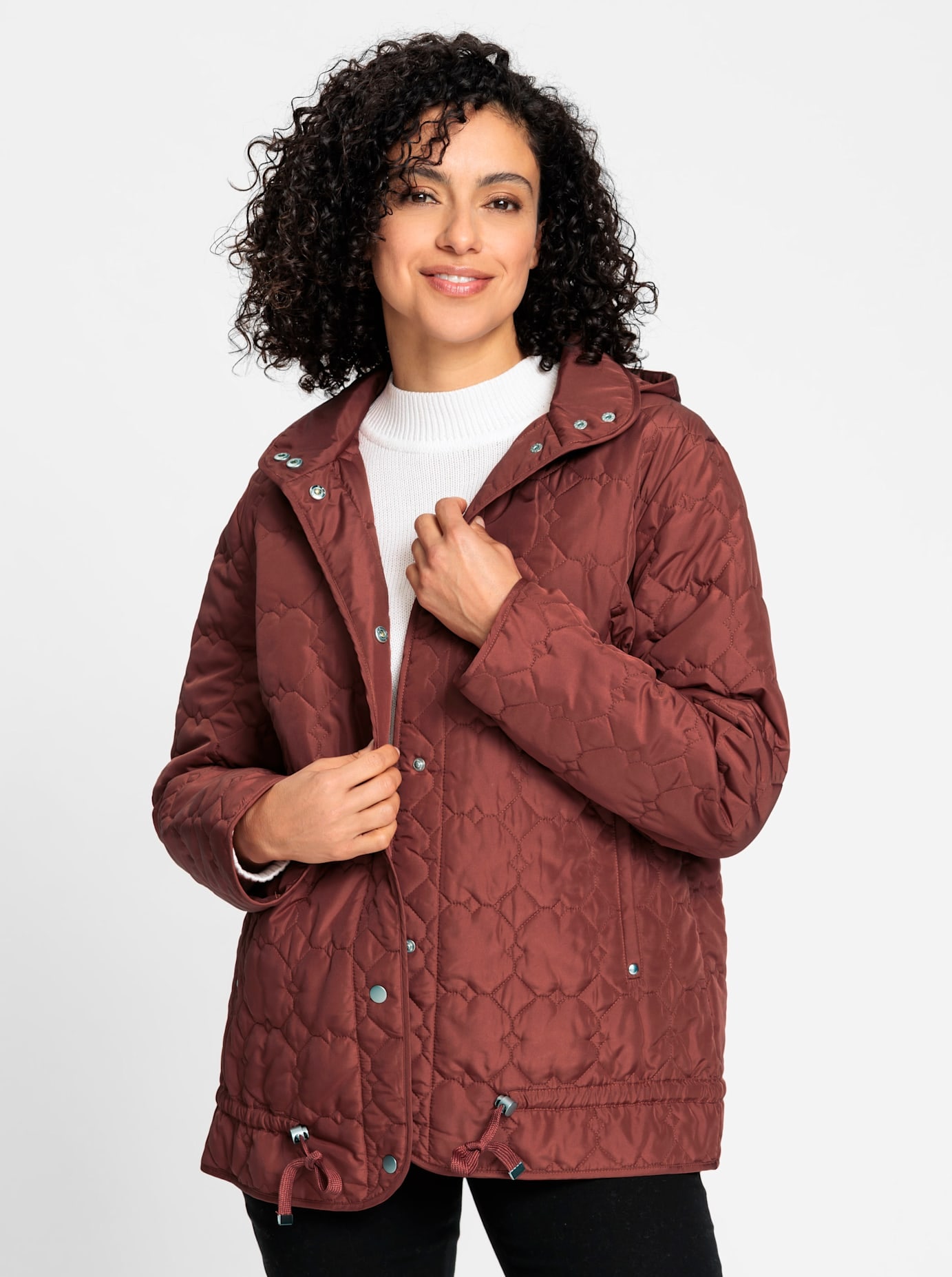 Inspirationen Steppjacke, mit Kapuze