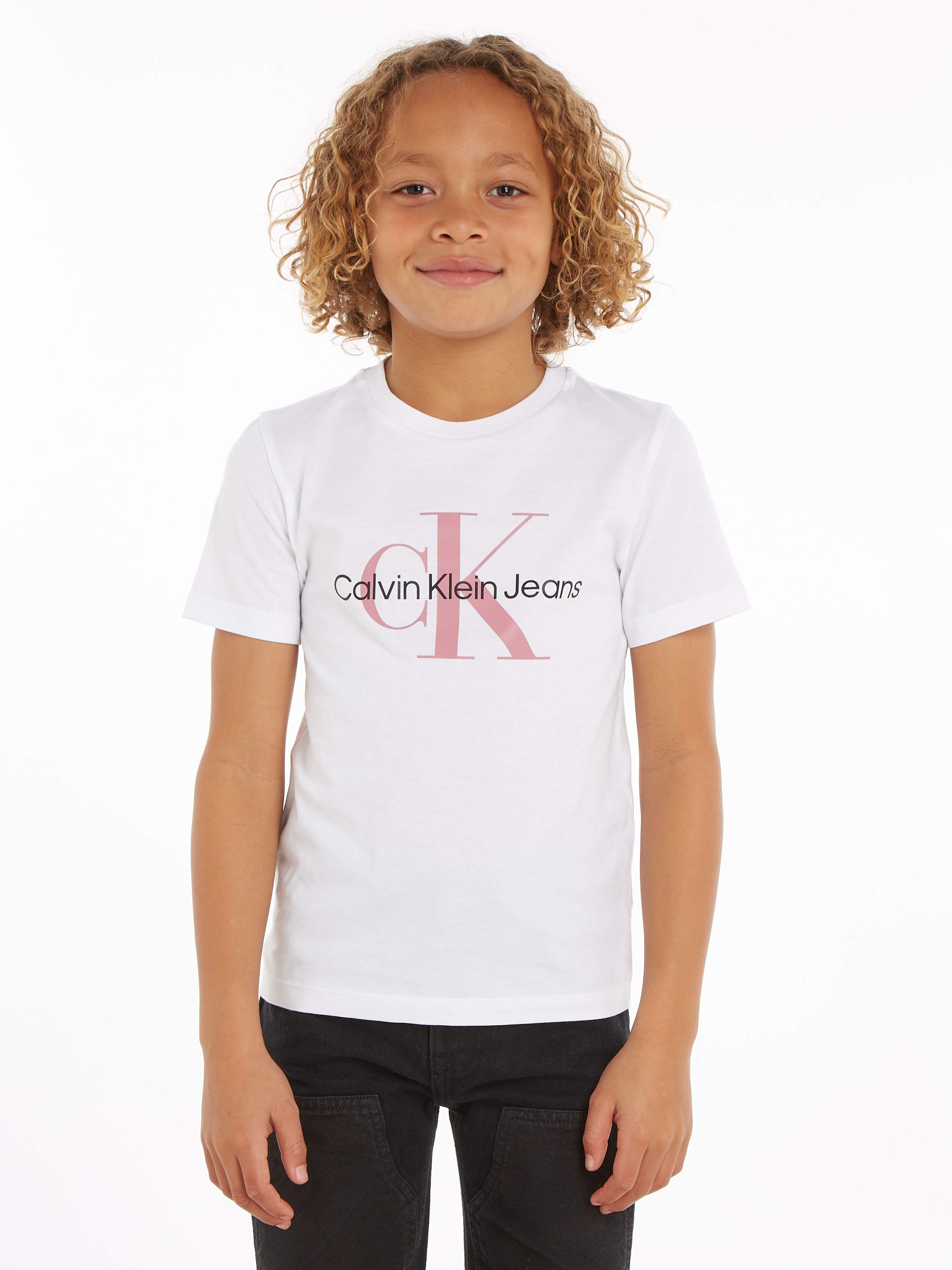 T-Shirt »CK MONOGRAM SS T-SHIRT«, für Kinder bis 16 Jahre