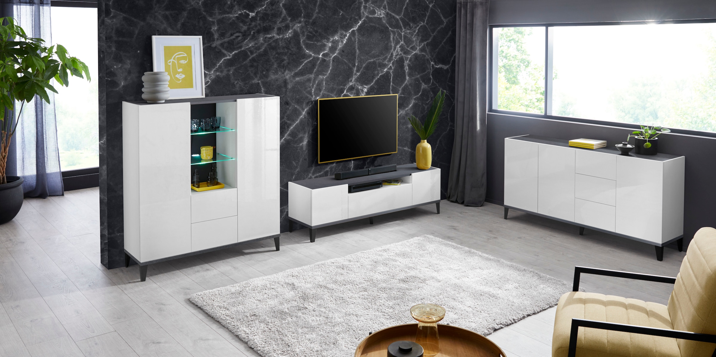 INOSIGN Lowboard »SunriseTV-Board, TV-Schrank«, Breite 160 cm