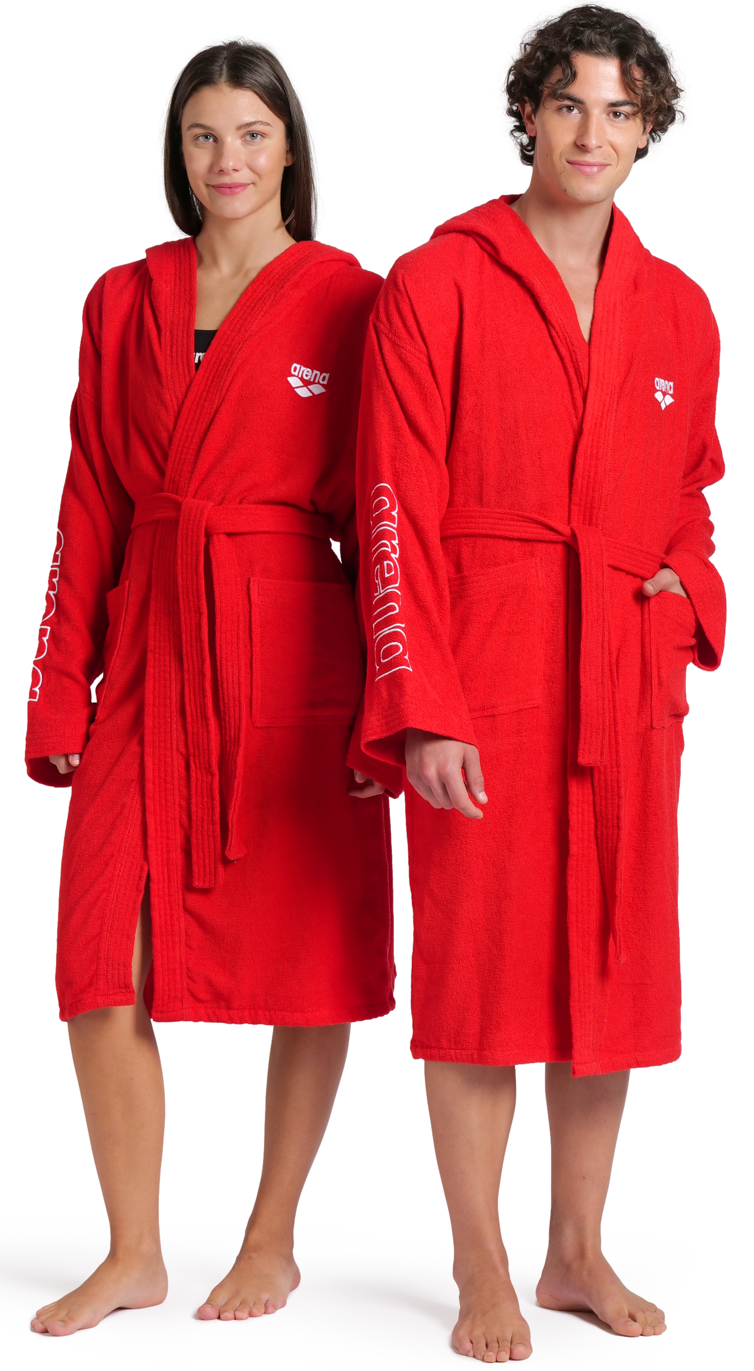 Arena Peignoir de bain »arena Unisex Zeppelin Bademantel« 1 cuis piscine, sauna, coton, unisexe, doux, confortable, capuche, léger