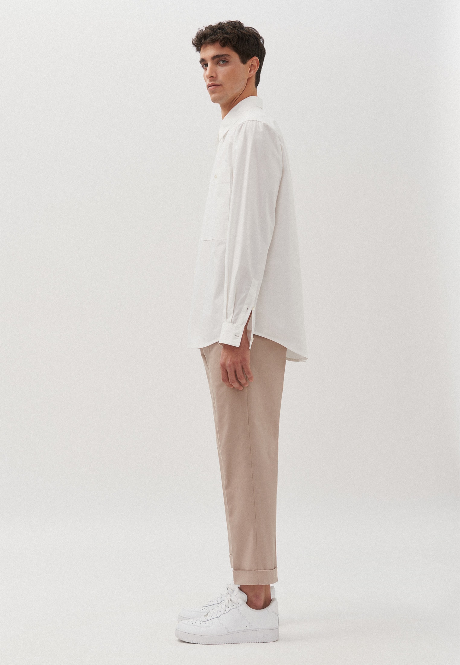 studio seidensticker Businesshemd »Studio« Regular Langarm Kentkragen Uni