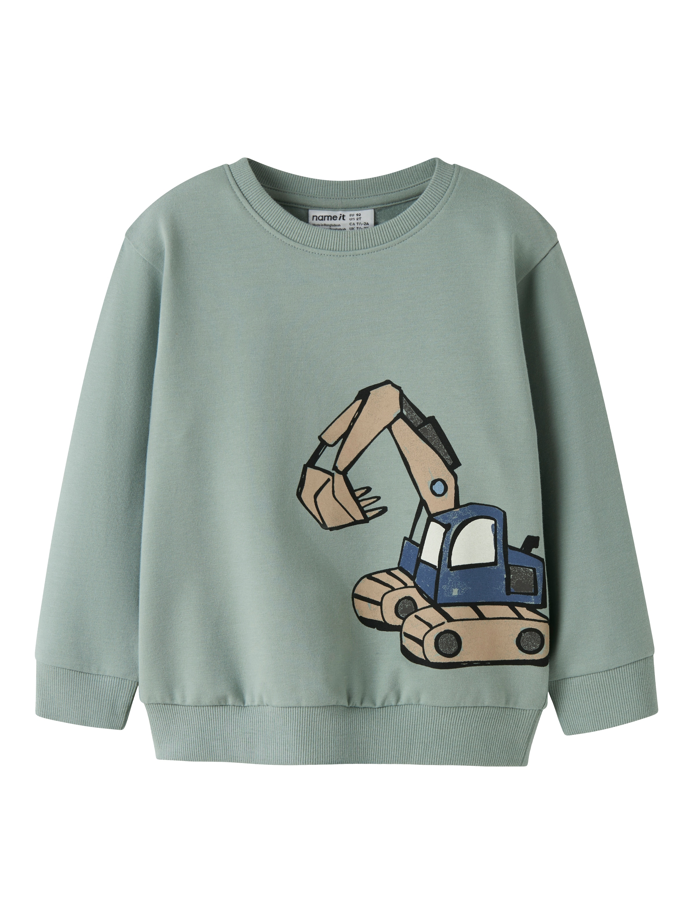 Name It Sweat-shirt »NMMKARK LS NREG SWEAT UNB BOX«, Baumwollmischung, regular fit
