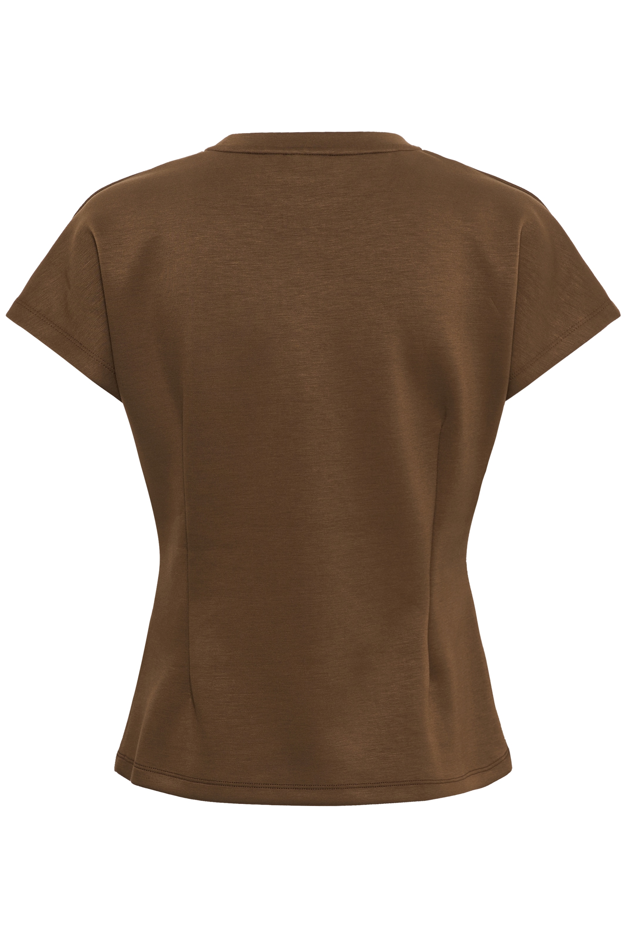 Saint Tropez Blouse à manches courtes »TheoSZ Blouse« Mélange de matières, coupe ajustée