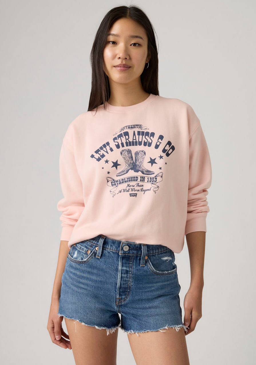 Image of Levis Sweatshirt "GR EVERYDAY CREW", mit Logo Print