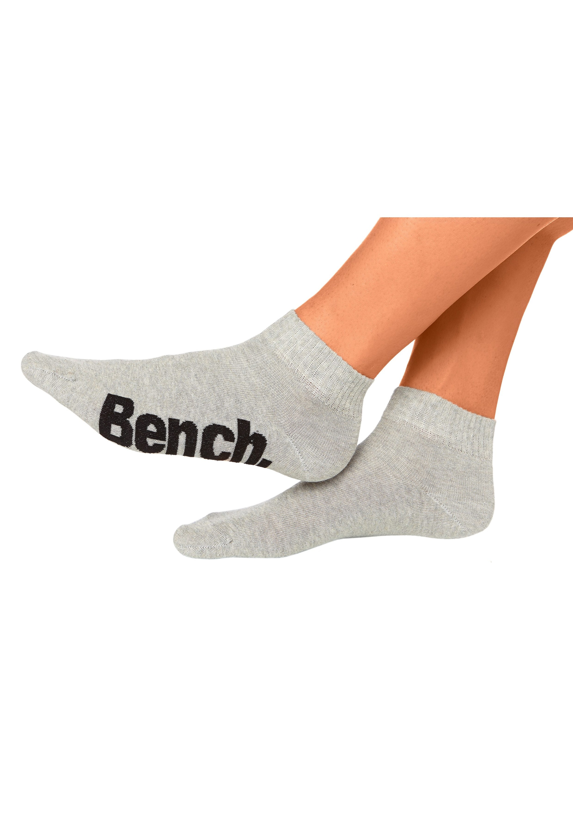 Bench. Kurzsocken, (Packung, 3 Paar), mit bequemen Rippbündchen