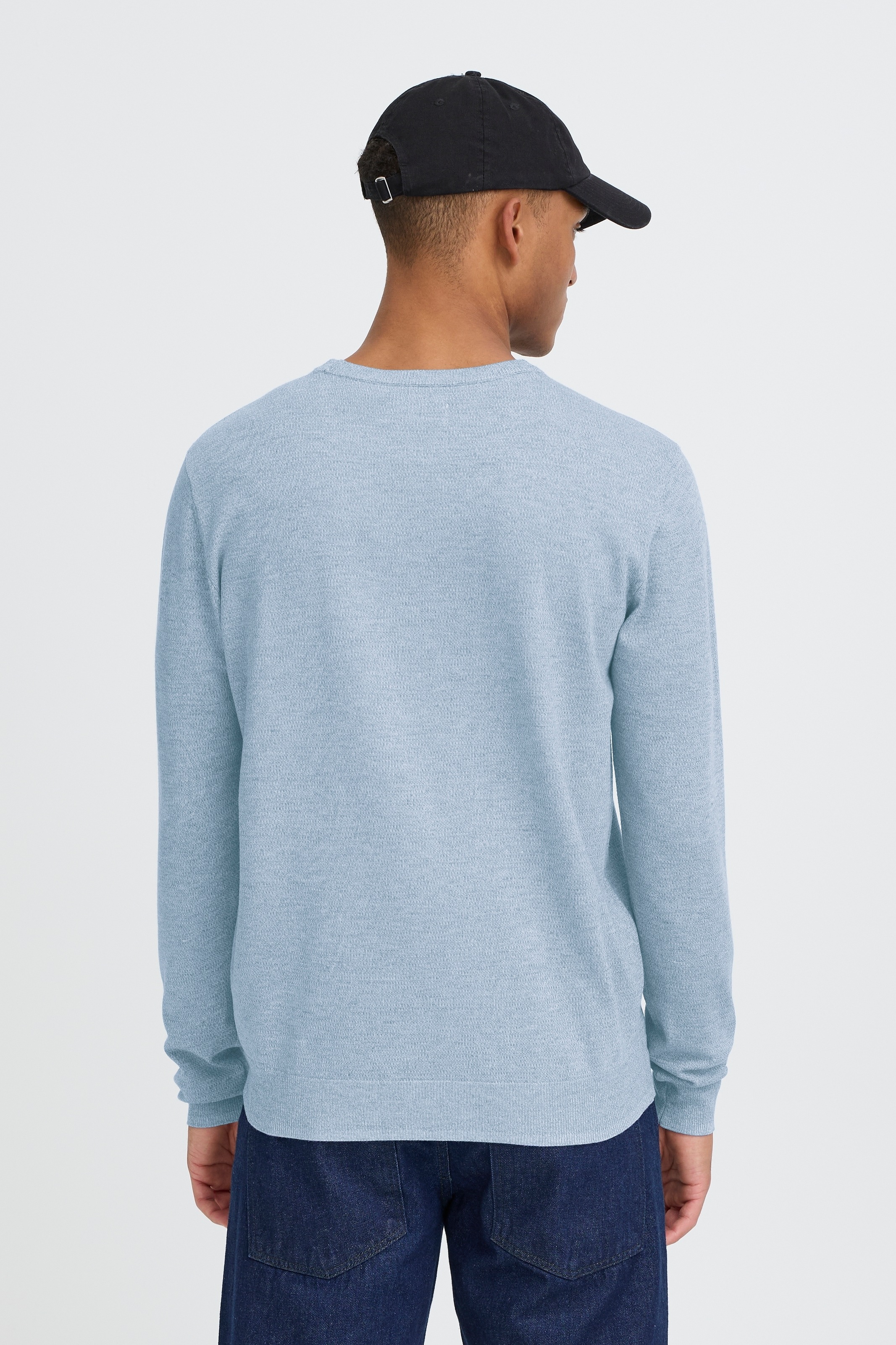 Blend Rundhalspullover »Pullover« Kunstfaser,