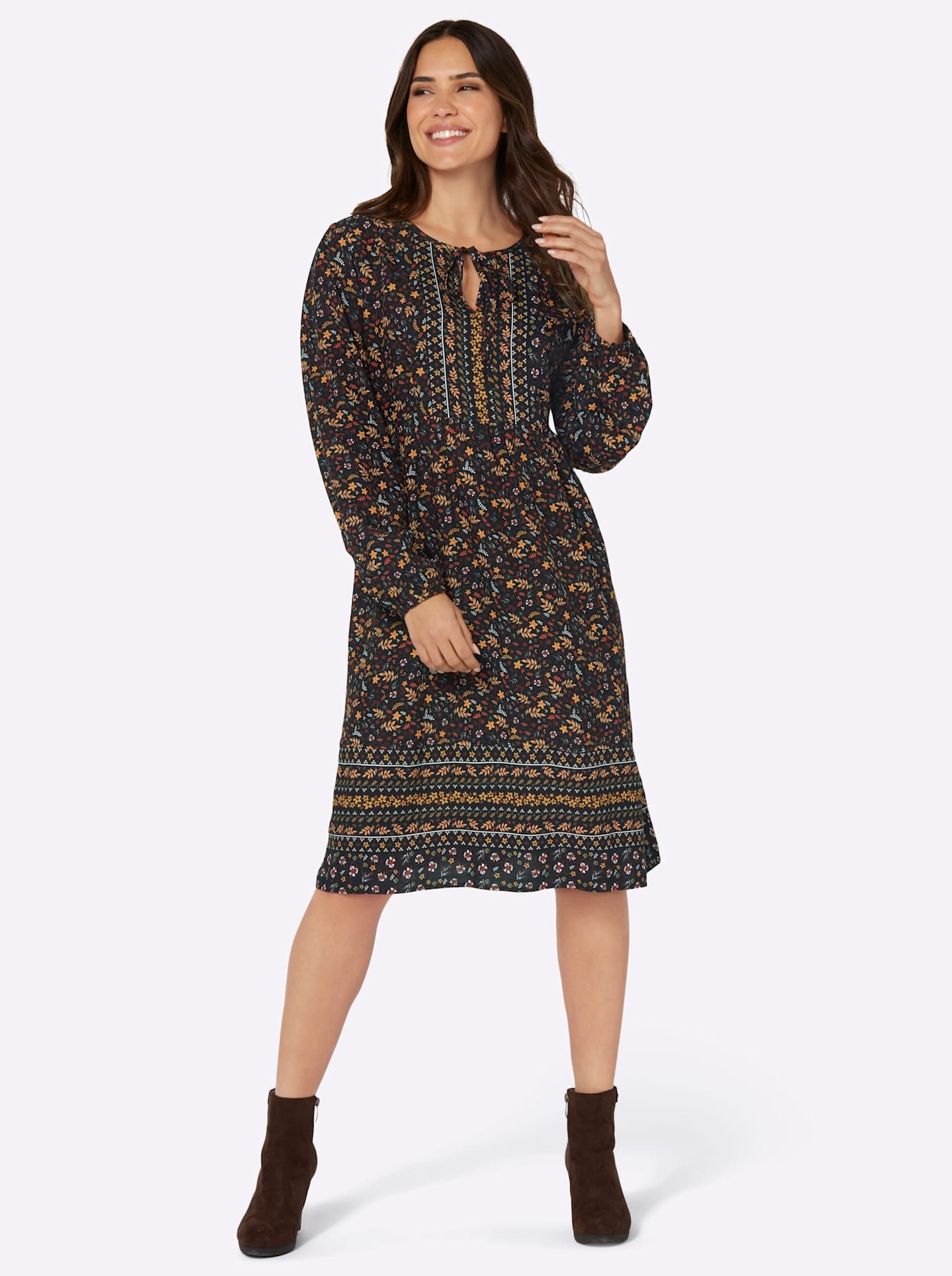 Classic Basics Druckkleid »Druck-Kleid«
