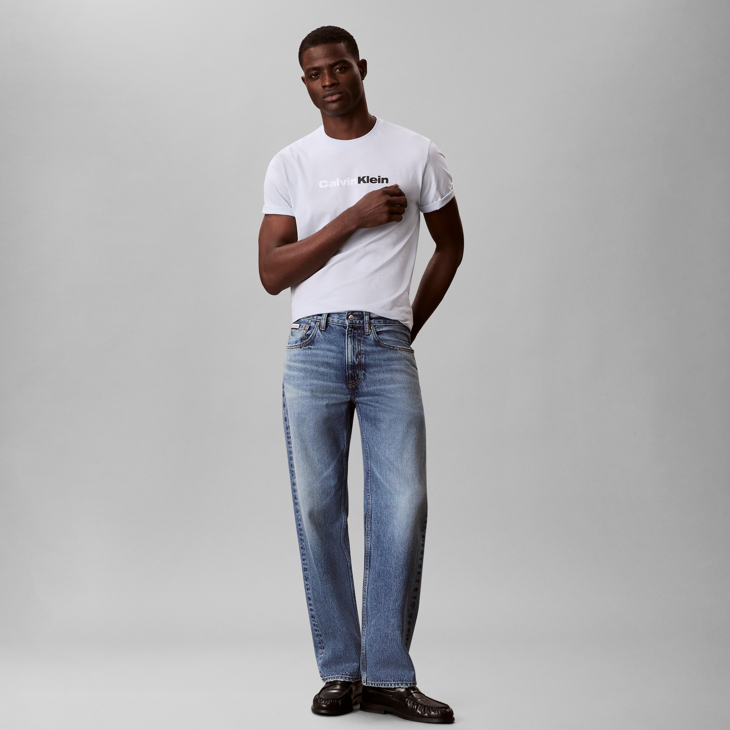 Calvin Klein Jeans T-Shirt »JEANS GRAPHICS« Regular fit mit Markenprint