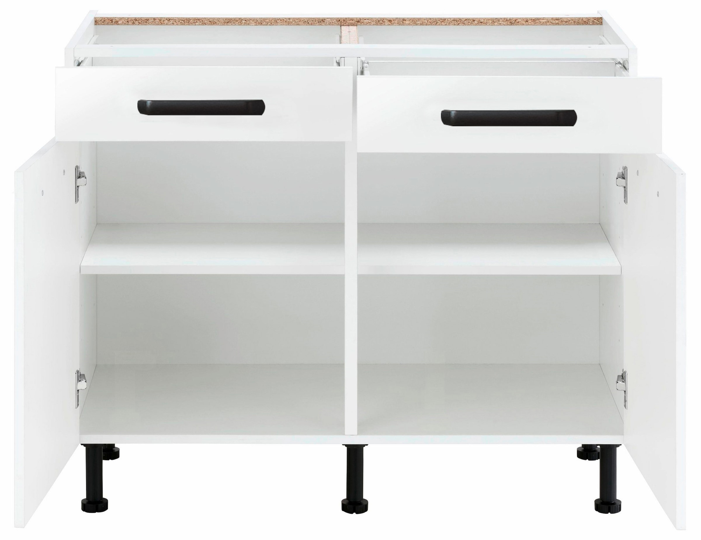 wiho Küchen Unterschrank »Simi«, Soft-Close-Funktion in Schubkästen und Auszügen, verstellbare Füsse