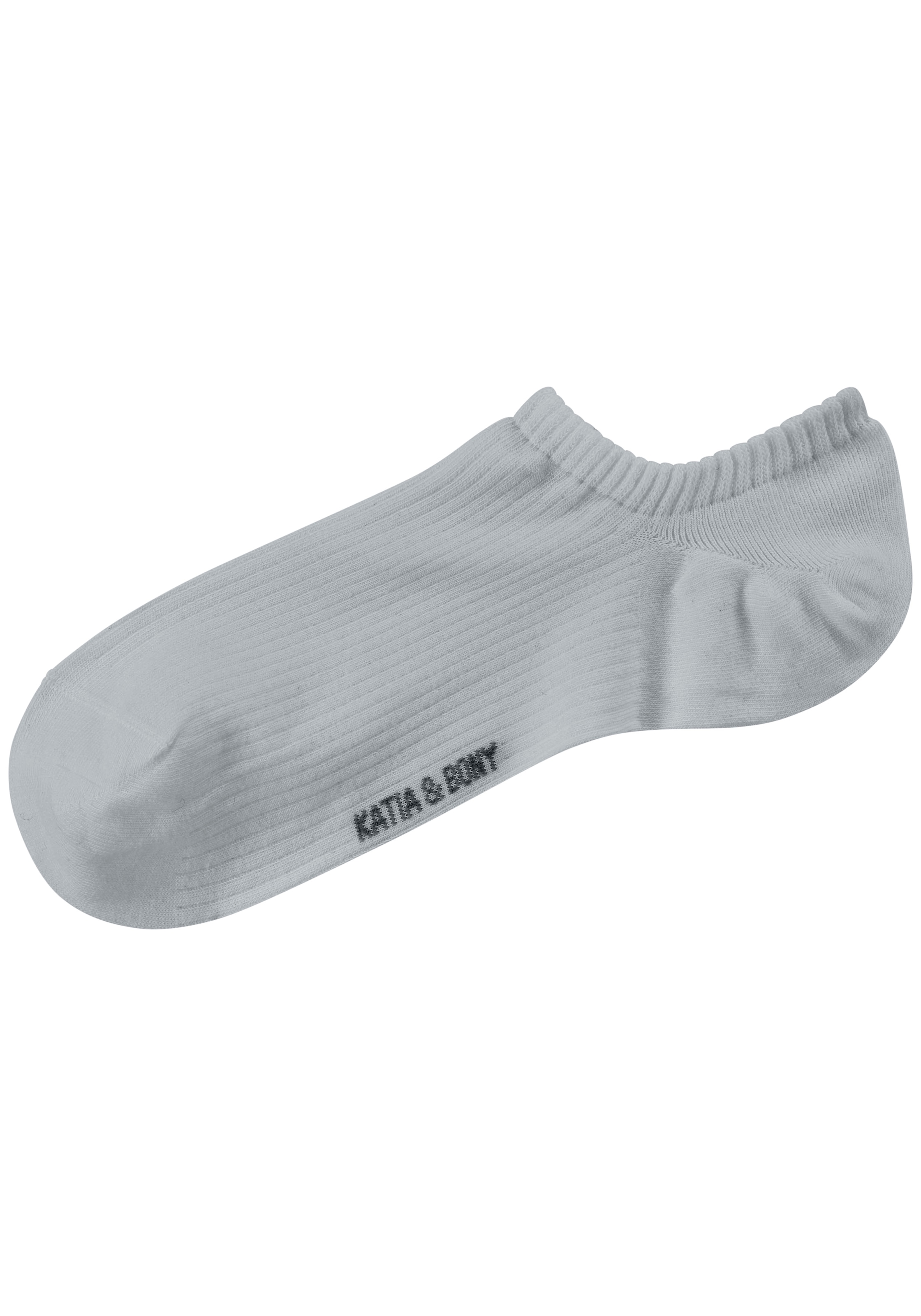 H.I.S Chaussettes de baskets Paquet, 7 Couple tlg. invisible und gerippt