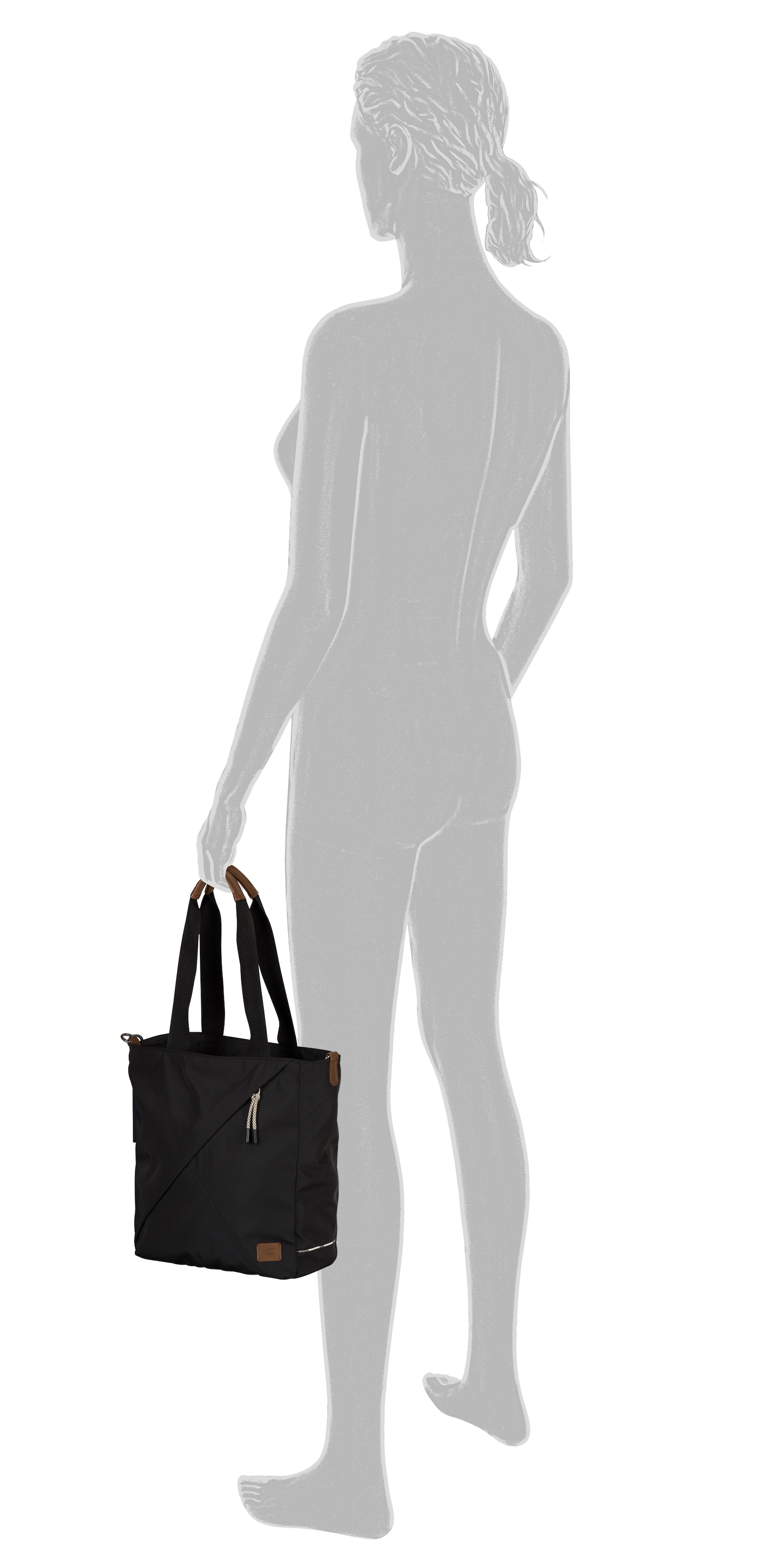 camel active Shopper »Aurum« aus recyceltem Polyester in Nylonstruktur, leicht & mit feinen Details