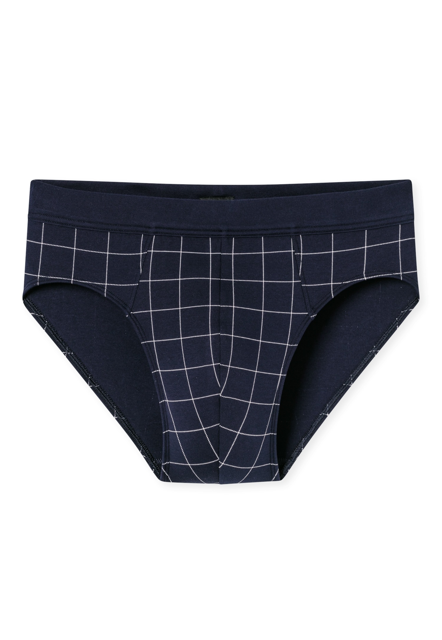 Schiesser Minislip »Fine Interlock« kariert, ohne Eingriff, softer Bund