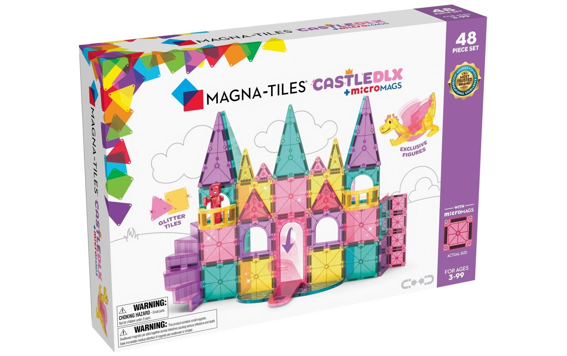 Image of Spielbausteine "Magna-Tiles Schloss Deluxe 48-teilig"