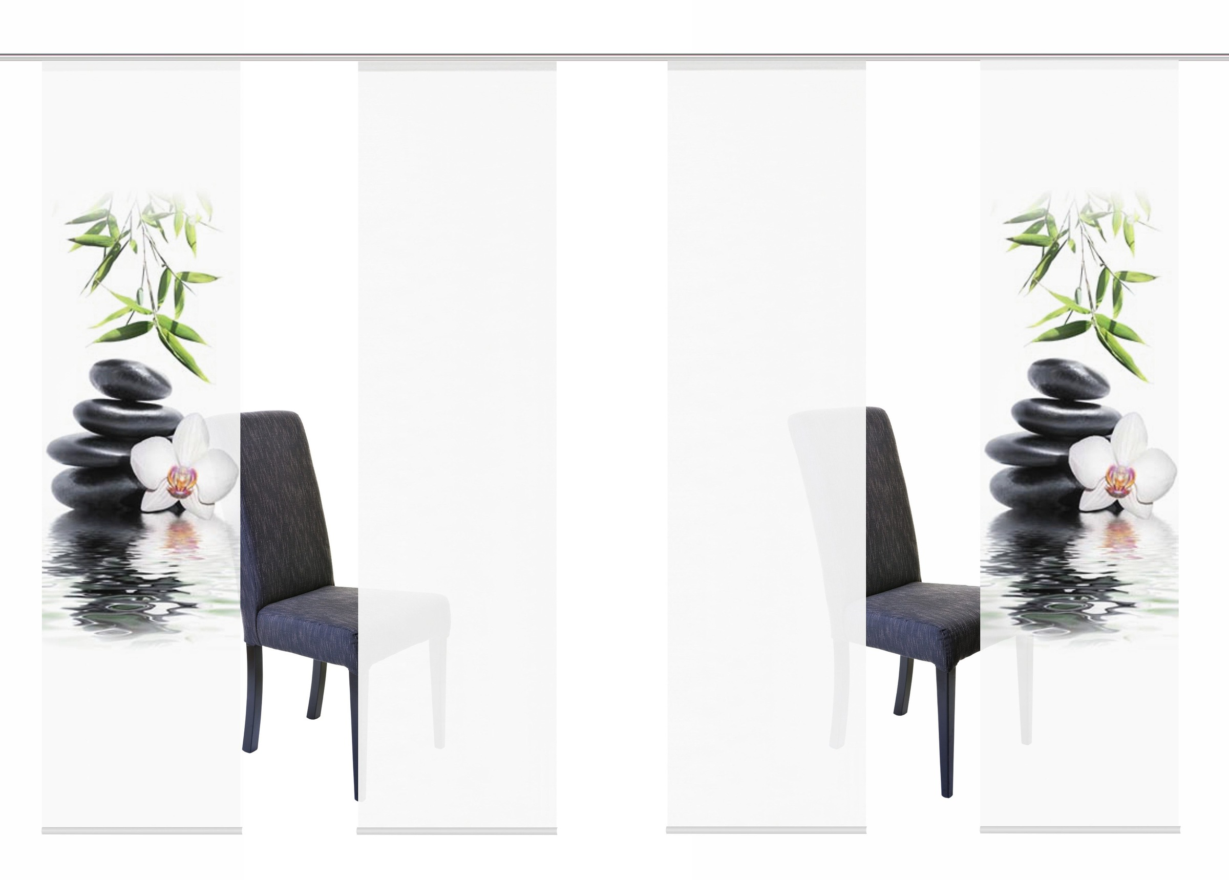 Image of HOME WOHNIDEEN Schiebegardine »RUSKIN«, (4 St.), HxB: 245x60, inkl. Befestigungszubehör bei Ackermann Versand Schweiz