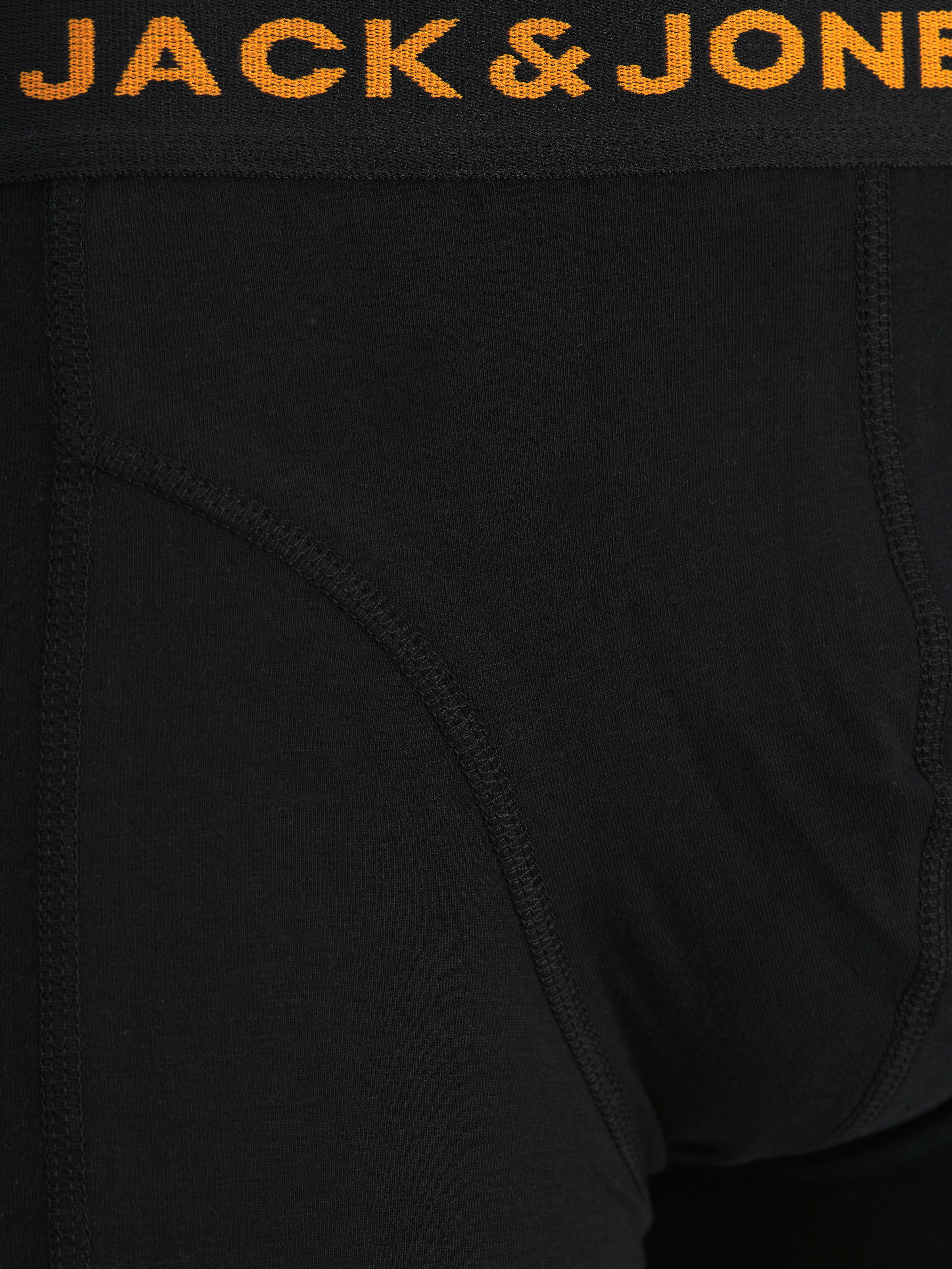 Jack & Jones Tronc »JACLAD SOLID TRUNKS 5 PACK« Paquet, 5 cuis mélange de coton, ceinture élastique