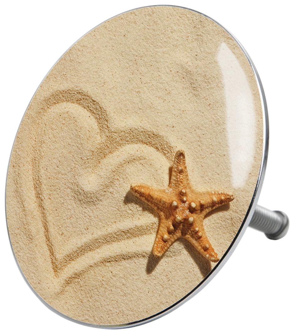 Sanilo Set d'accessoires de salle de bain »Sandy« WC-Sitz, Badteppich, Stöpsel, Seifenspender und WC-Bürste