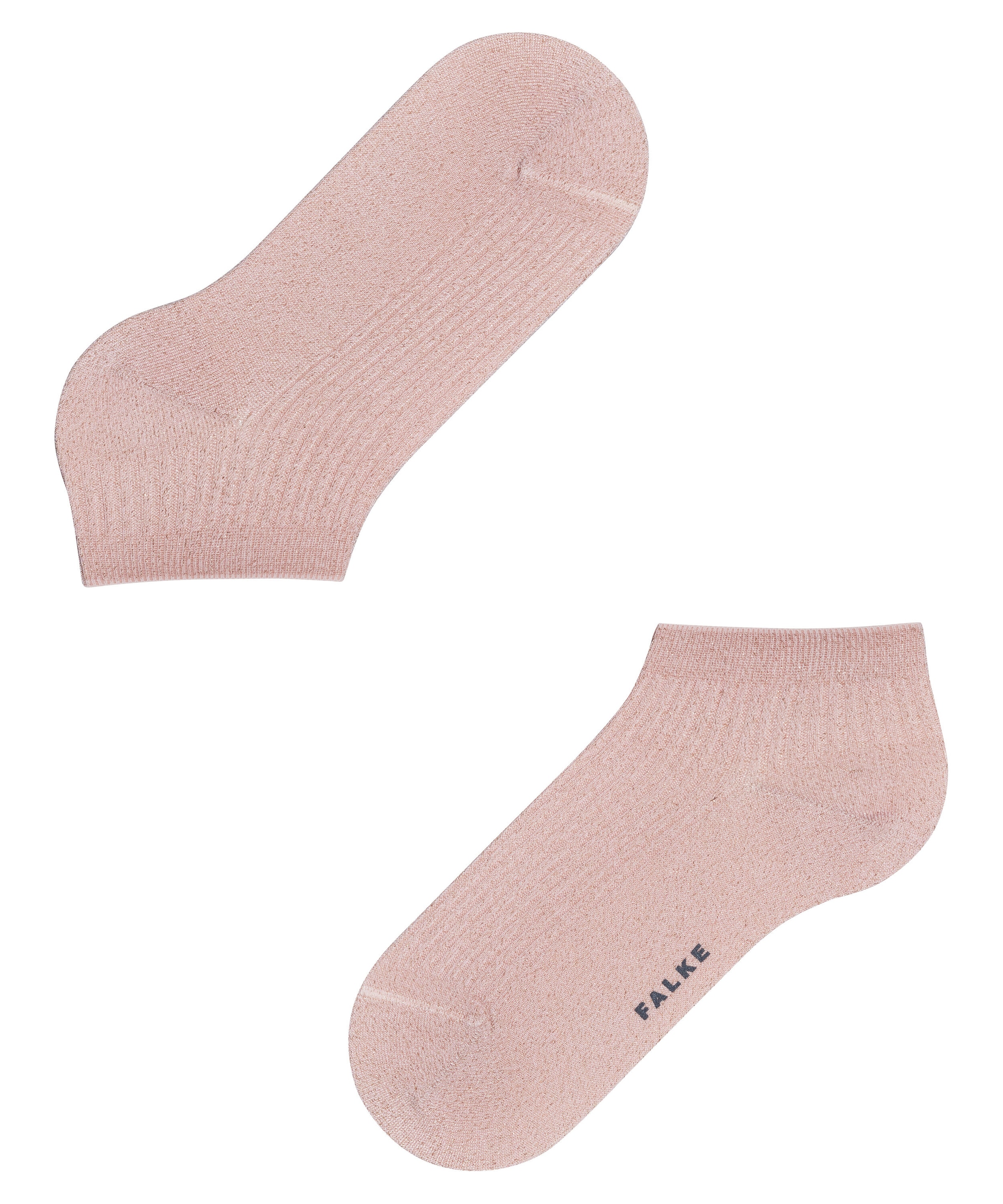 FALKE Chaussettes de baskets »Shiny Rib« avec structure côtelée, en mélange de viscose, respirant