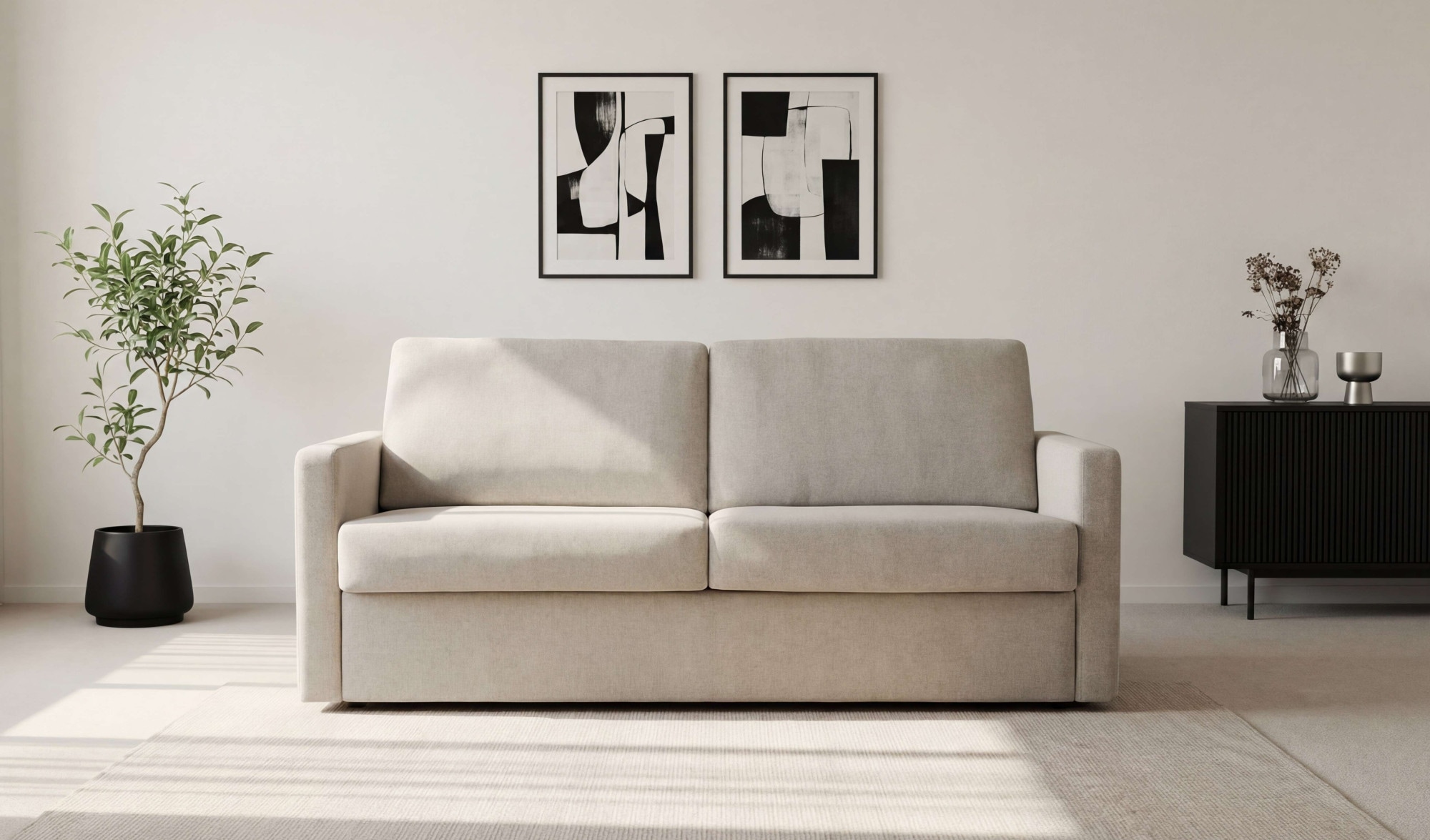 Home affaire Schlafsofa »GOLDPOINT 182cm,  Dauerschläfer, Liegefläche 140/200 cm« 3-Sitzer mit Dauerschläfer-Funktion, Bonell-Federkernmatratze