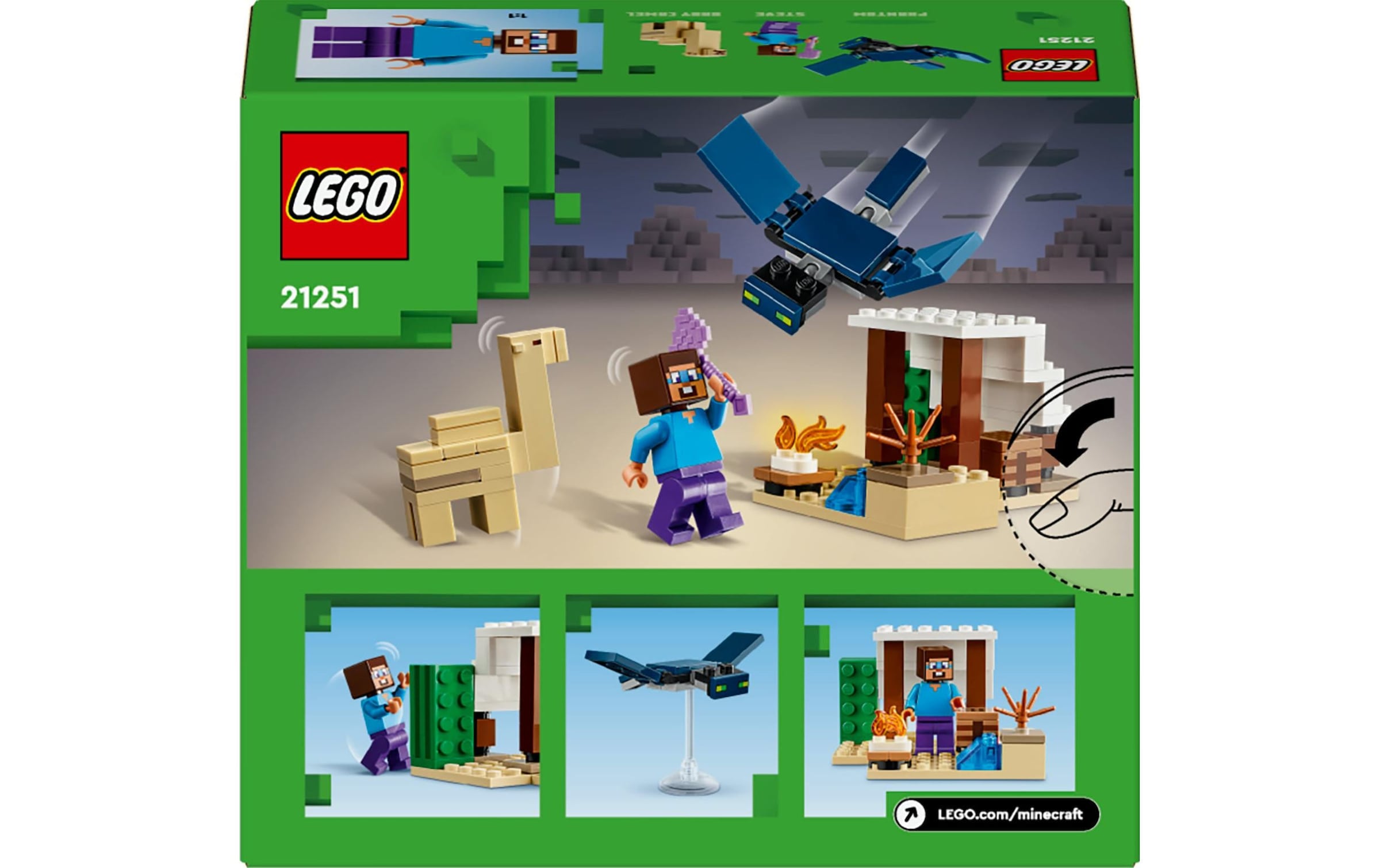 LEGO® Spielbausteine »Steves Wüstenexpedition 21251«