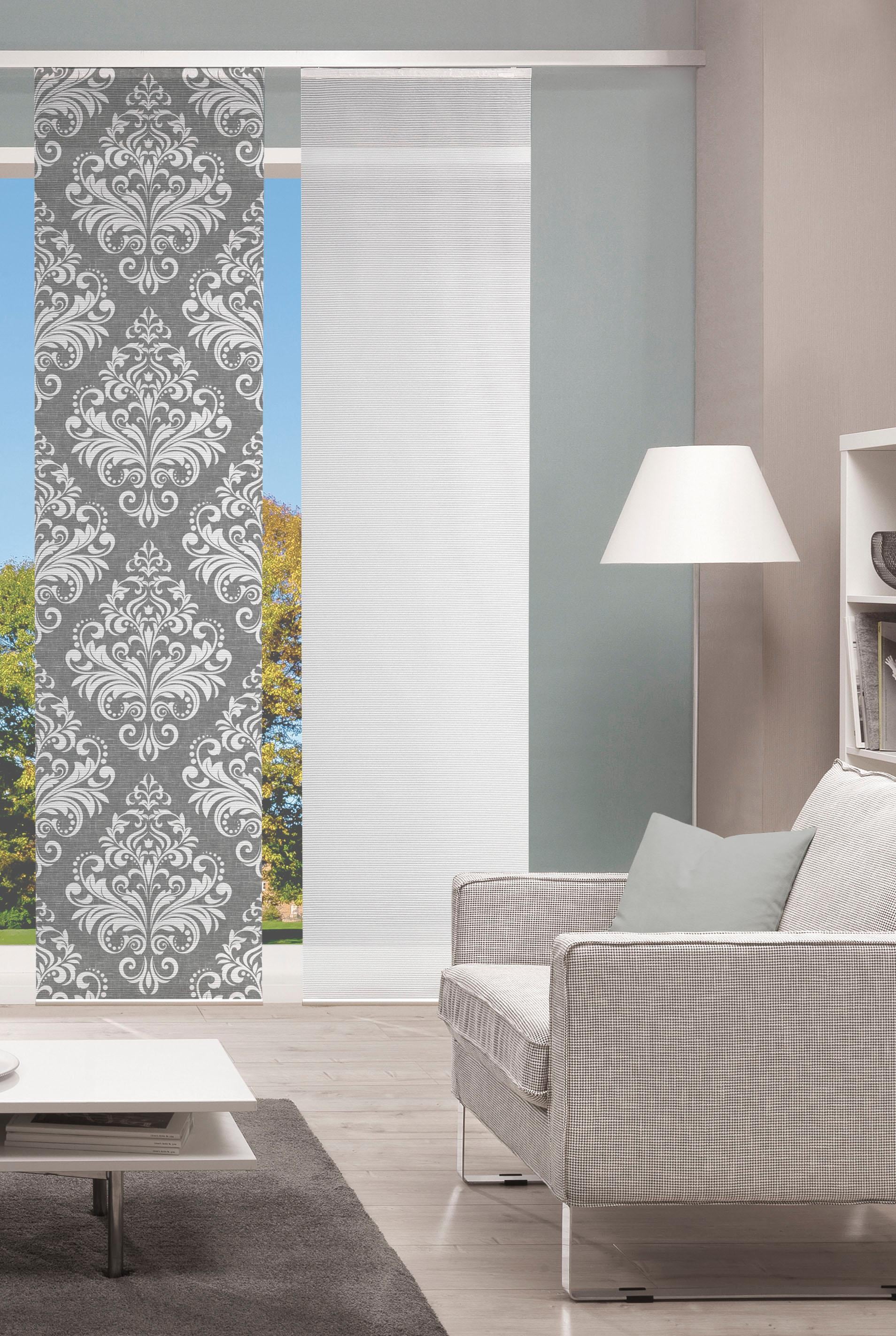 Image of Vision S Schiebegardine "ORNAMI" Paneelwagen 1 Stk. tlg. HxB: 260x60, Schiebevorhang Bambus-Optik Digitaldruck