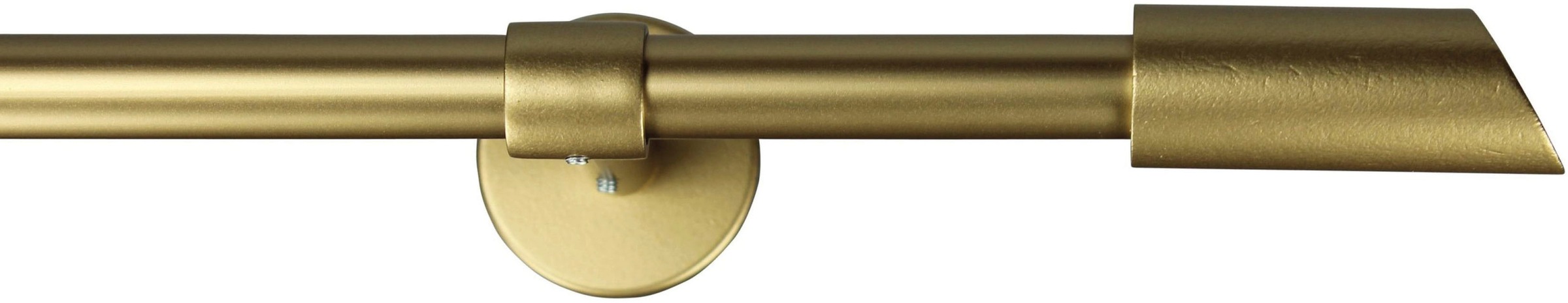 Image of GARESA Gardinenstange »ZYLI«, 1 läufig-läufig, Wunschmasslänge, Vorhanggarnitur, einfache Montage, mit Stangenverbinder verlängerbar, Wandmontage, Knopf abgeschrägt, ohne Ringe bei Ackermann Versand Schweiz