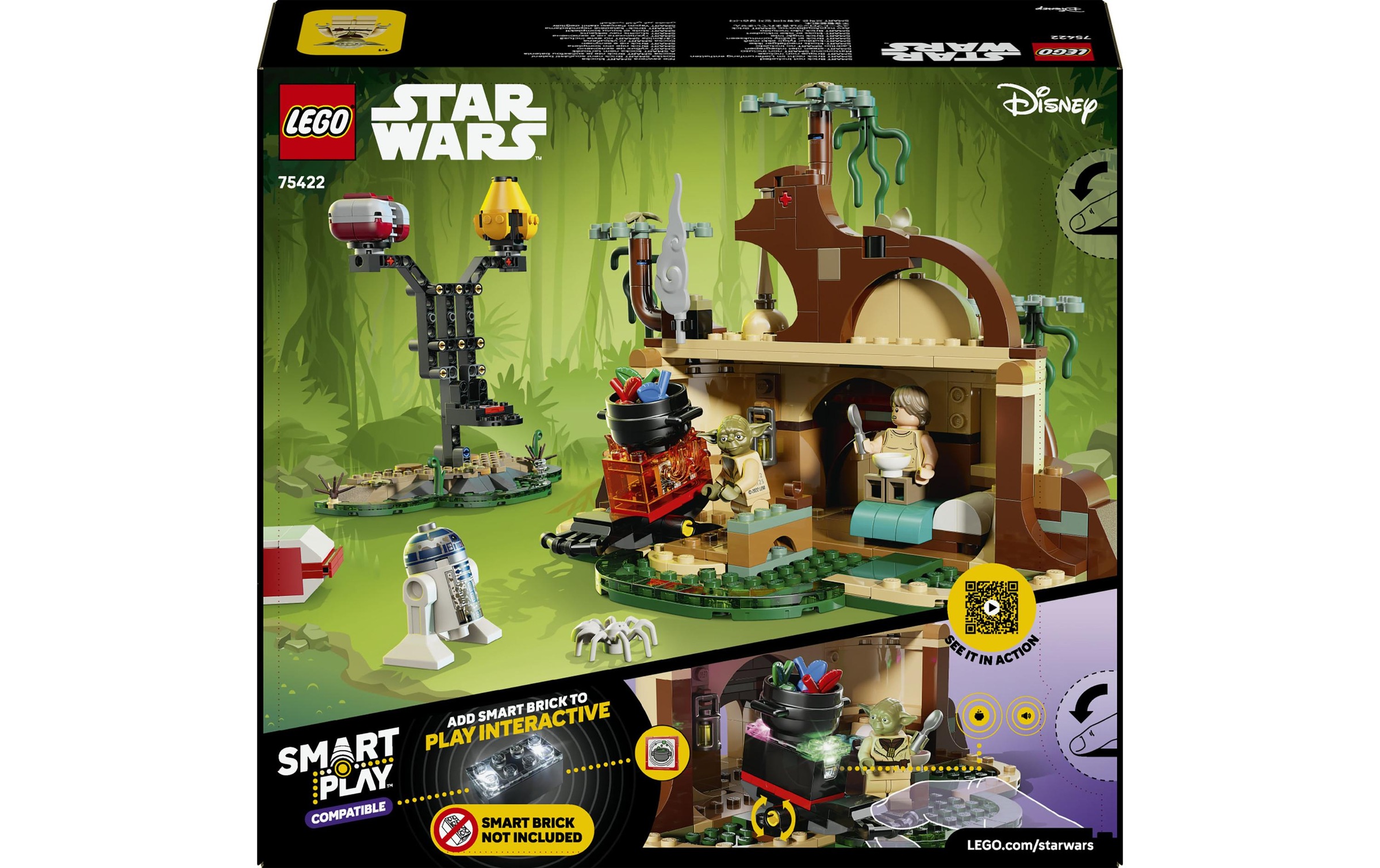 LEGO® Pions de construction »SMART Play: Jedi-Training an Yodas Hütte (75422), LEGO Star Wars ™« compatible avec SMART Brick (non inclus)